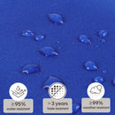 2 Piece High Back Patio Chair Cushion Set