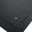 8 Pieces Outdoor Patio Furniture Conversation Wicker Sofa Set
