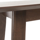 Bar Height Dining Table With Splayed Legs And Elongated Rectangular Top