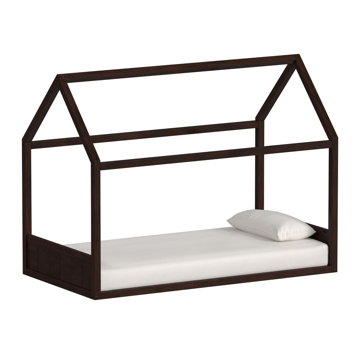 Sami Montessori Bed in Dark Brown by Elements International, view 4