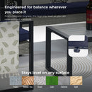 4 Piece Patio Furniture Set With Acacia Wood Table Top And Cushions