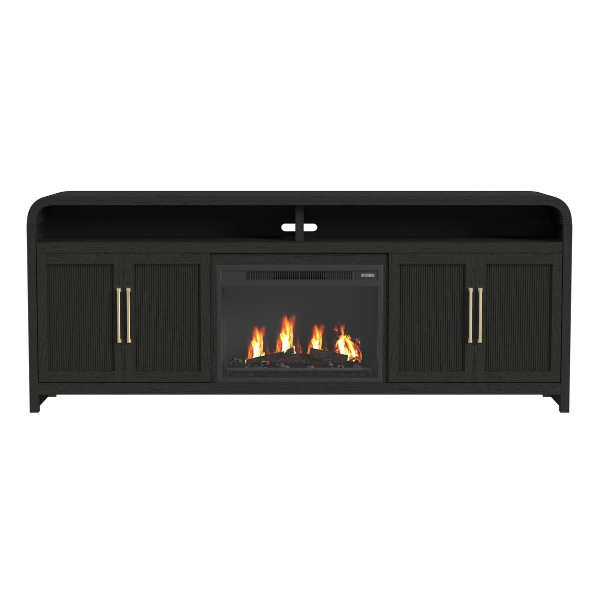Ridgemont TV Console in Black by Elements International, view 18