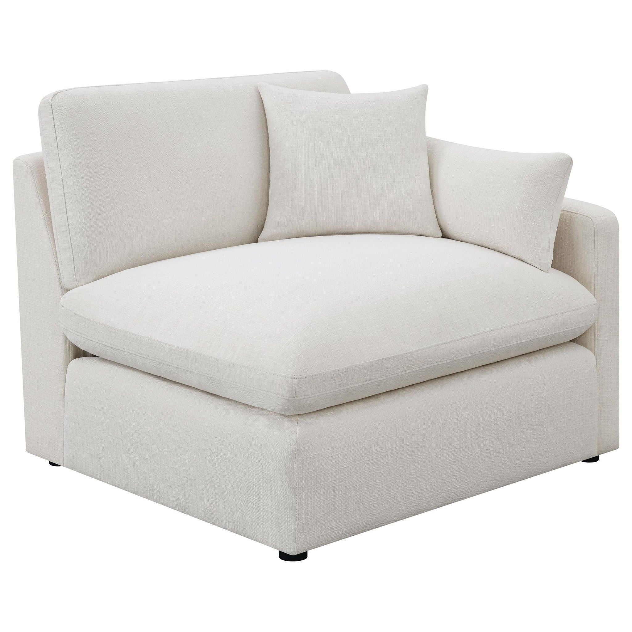 Hobson 5-piece Upholstered Modular Sectional Sofa Ivory