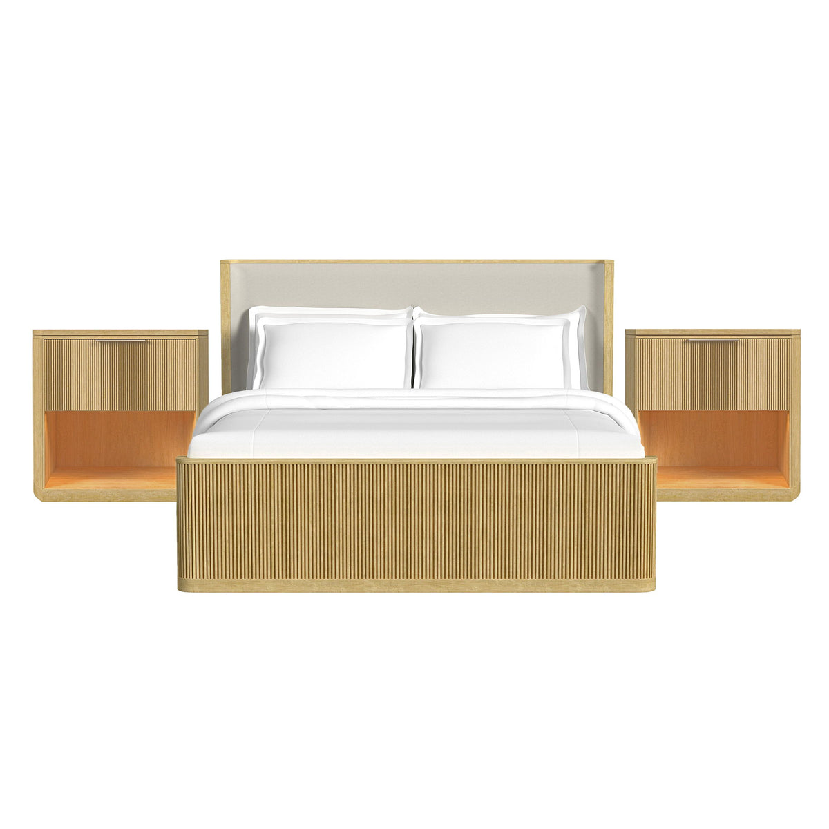 Sylvie Bedroom Set With Upholstered Bed in Dark Brown by Elements International, view 9
