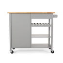 Contemporary Design Kitchen Cart With Wheels