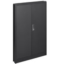Metal Storage Cabinet With Locking Doors And Adjustable Shelf, Folding Filing Storage Cabinet, Folding Storage Locker Cabinet For Home Office, School, Garage