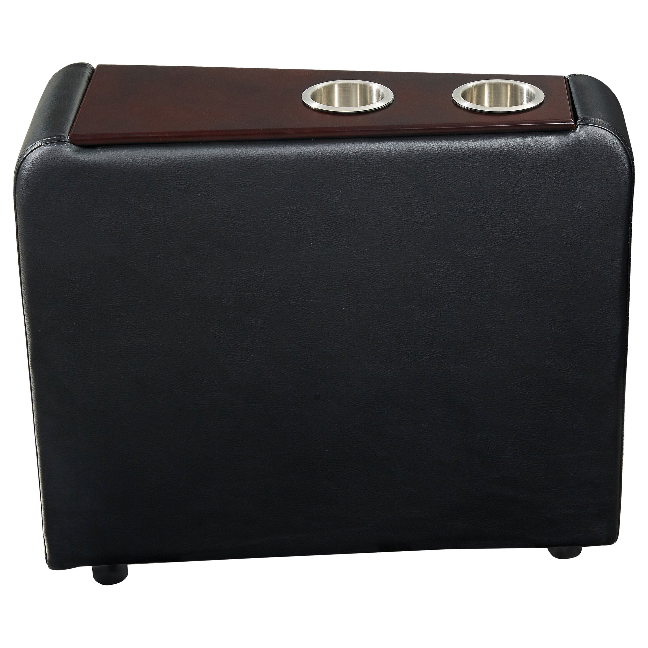 Toohey Upholstered Tufted Recliner Living Room Set Black — view 13