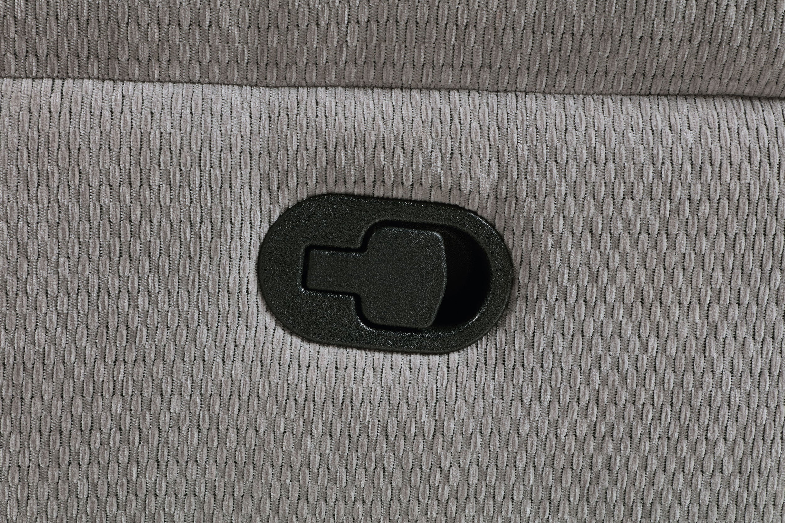 Gilson Chenille Upholstered Reclining Loveseat Grey — view 11