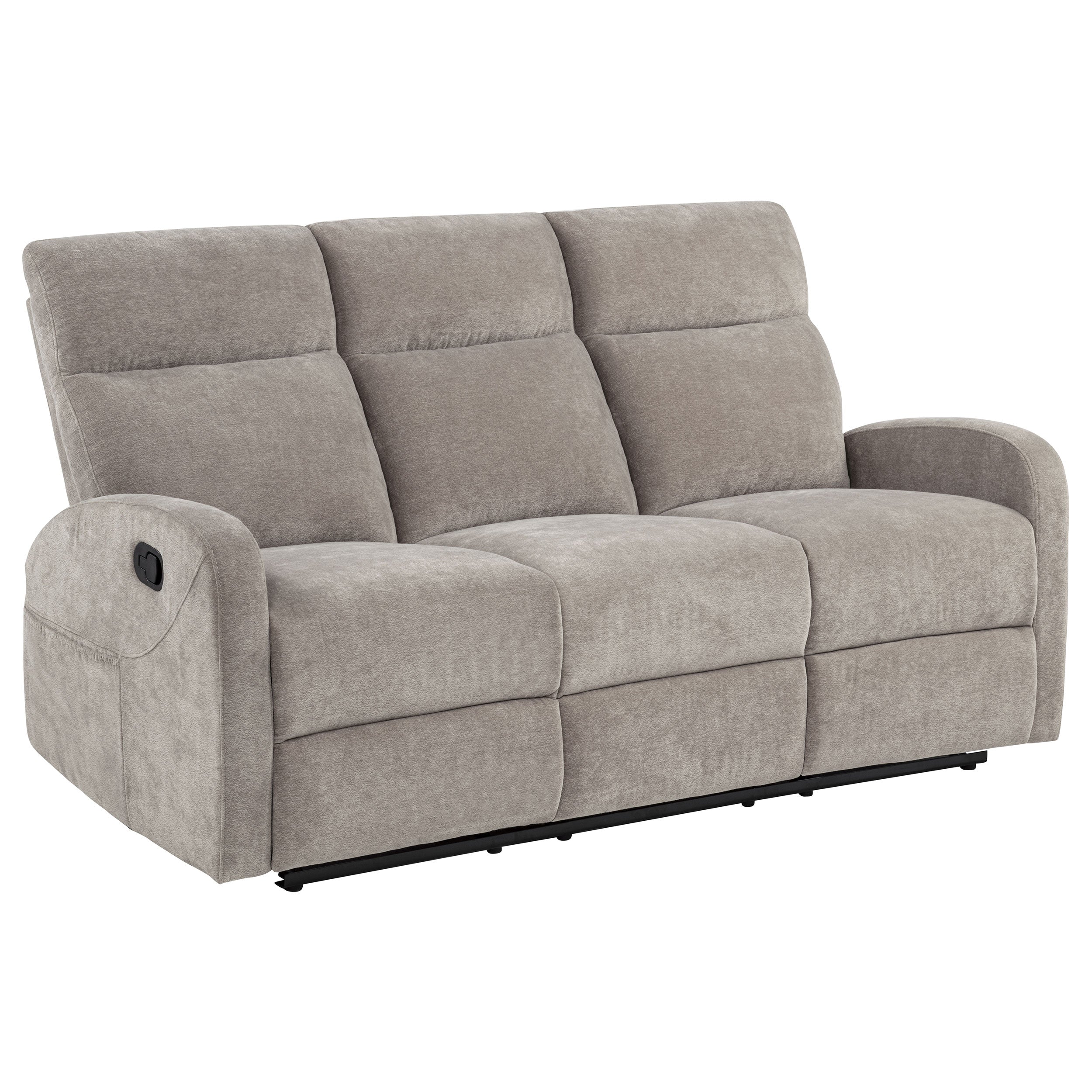 Hamilton 2-piece Chenille Manual Reclining Sofa Set Sand — view 5