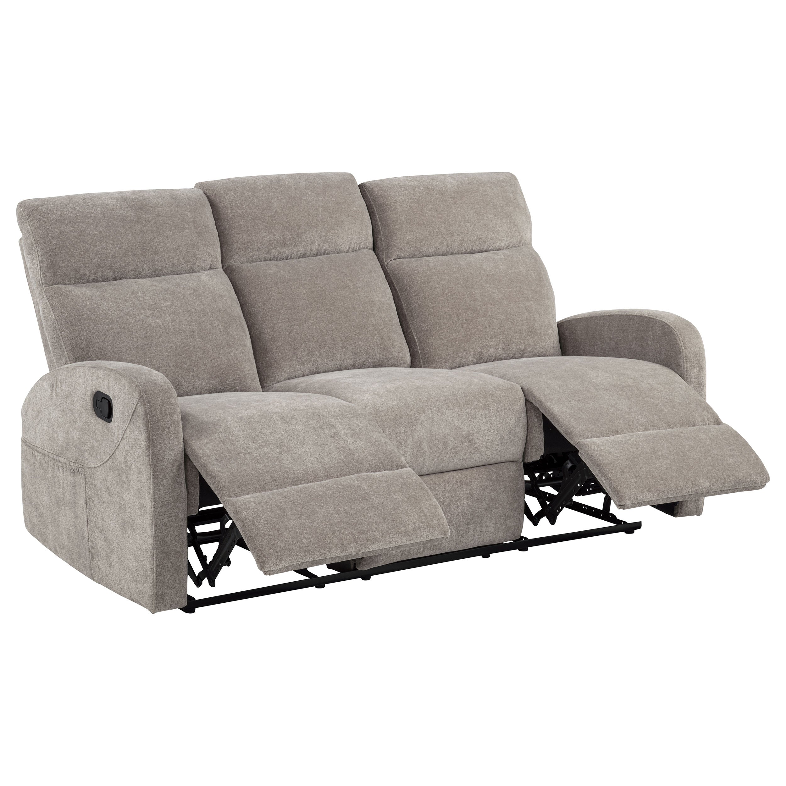 Hamilton 2-piece Chenille Manual Reclining Sofa Set Sand — view 6