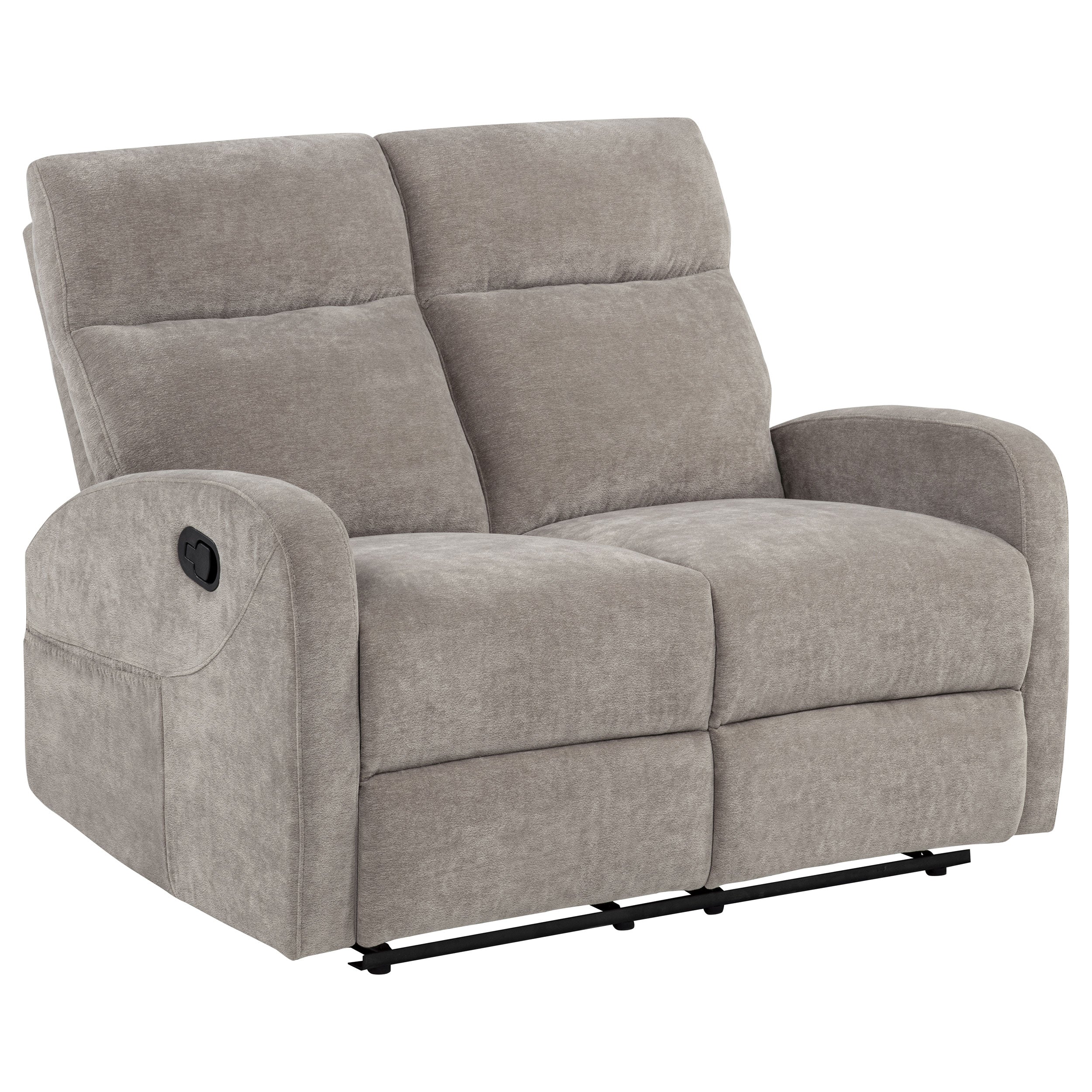 Hamilton 2-piece Chenille Manual Reclining Sofa Set Sand — view 9