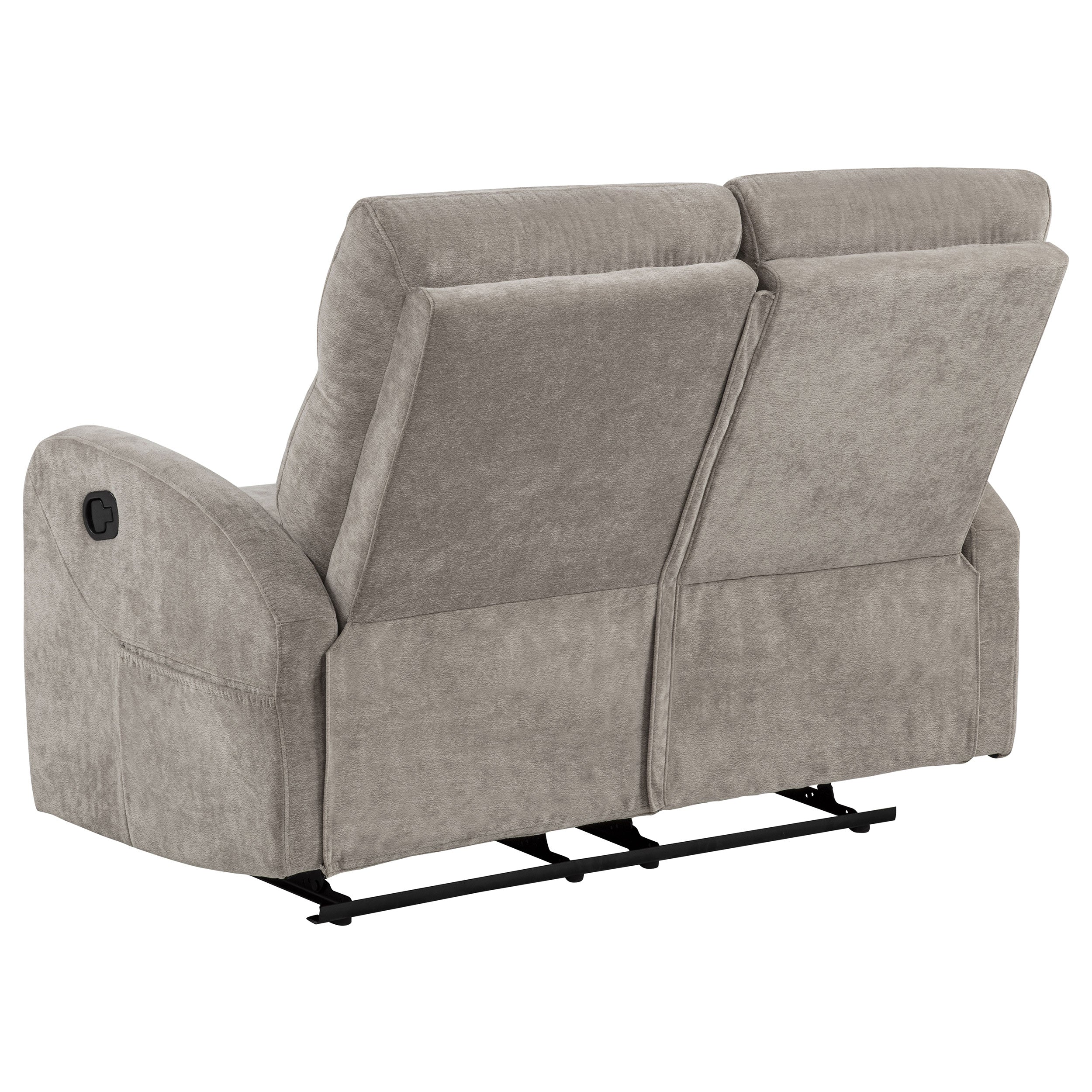 Hamilton 3-piece Chenille Manual Reclining Sofa Set Sand — view 9