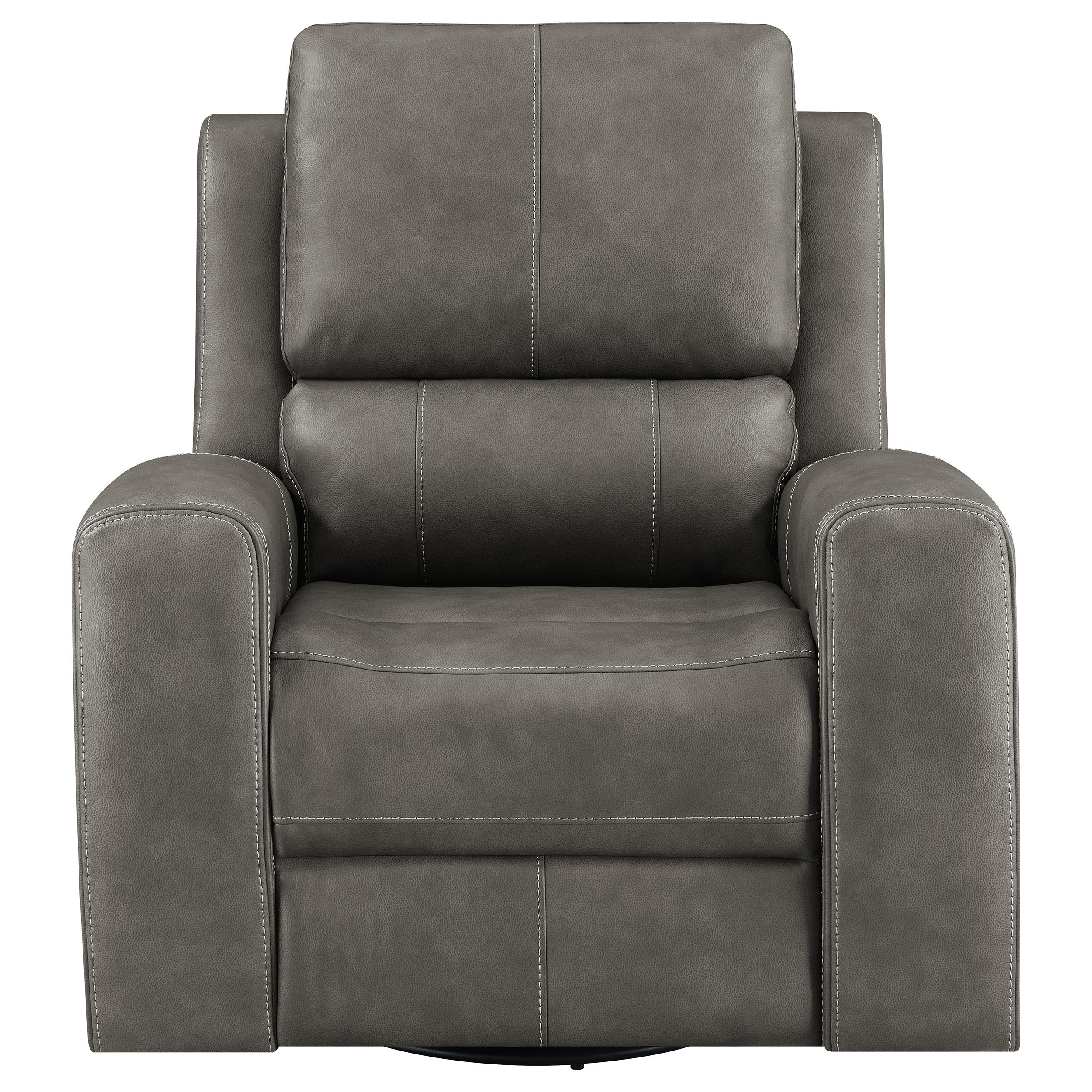 Brickston Triple Power Swivel Glider Recliner Charcoal — view 5