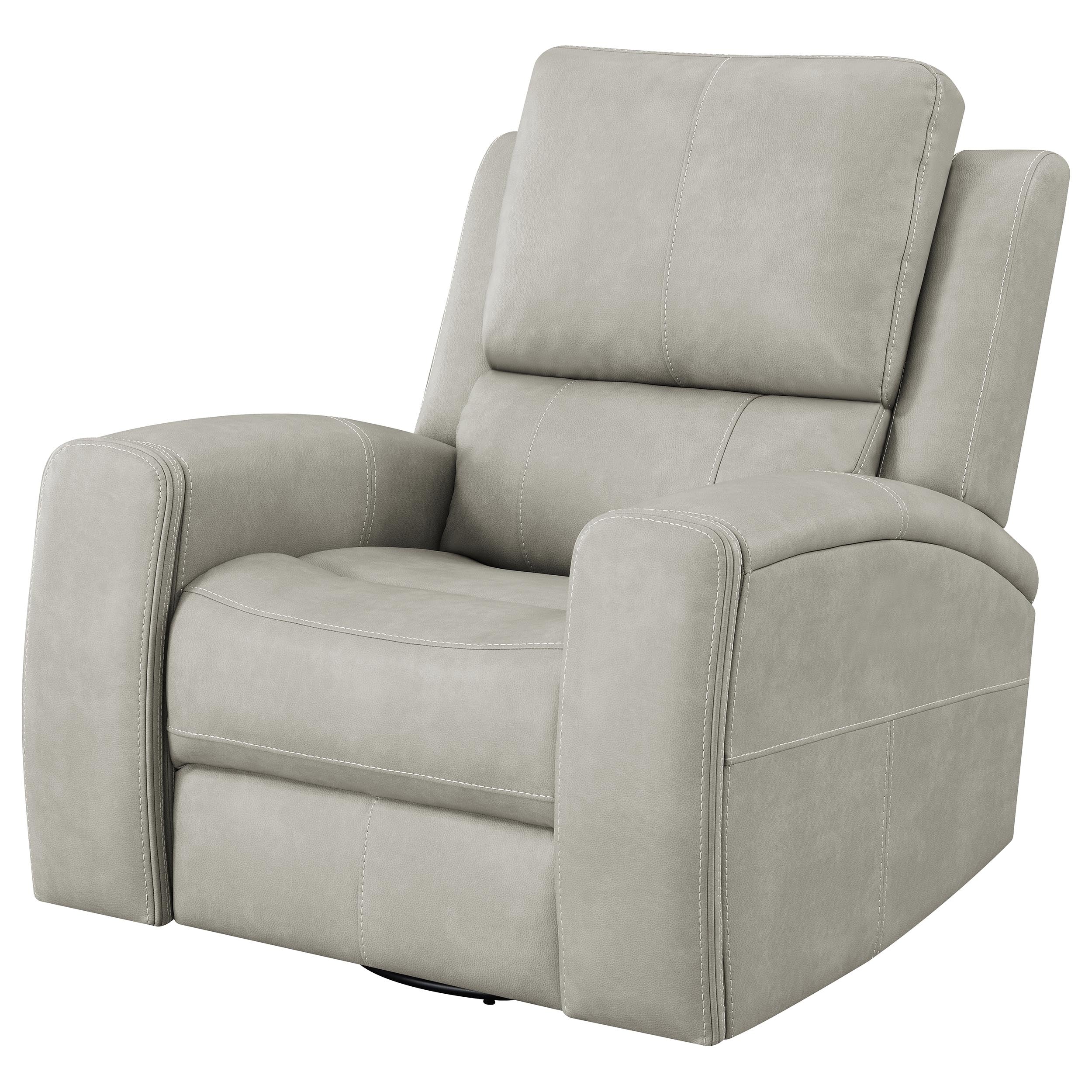Brickston Triple Power Swivel Glider Recliner Grey — view 6