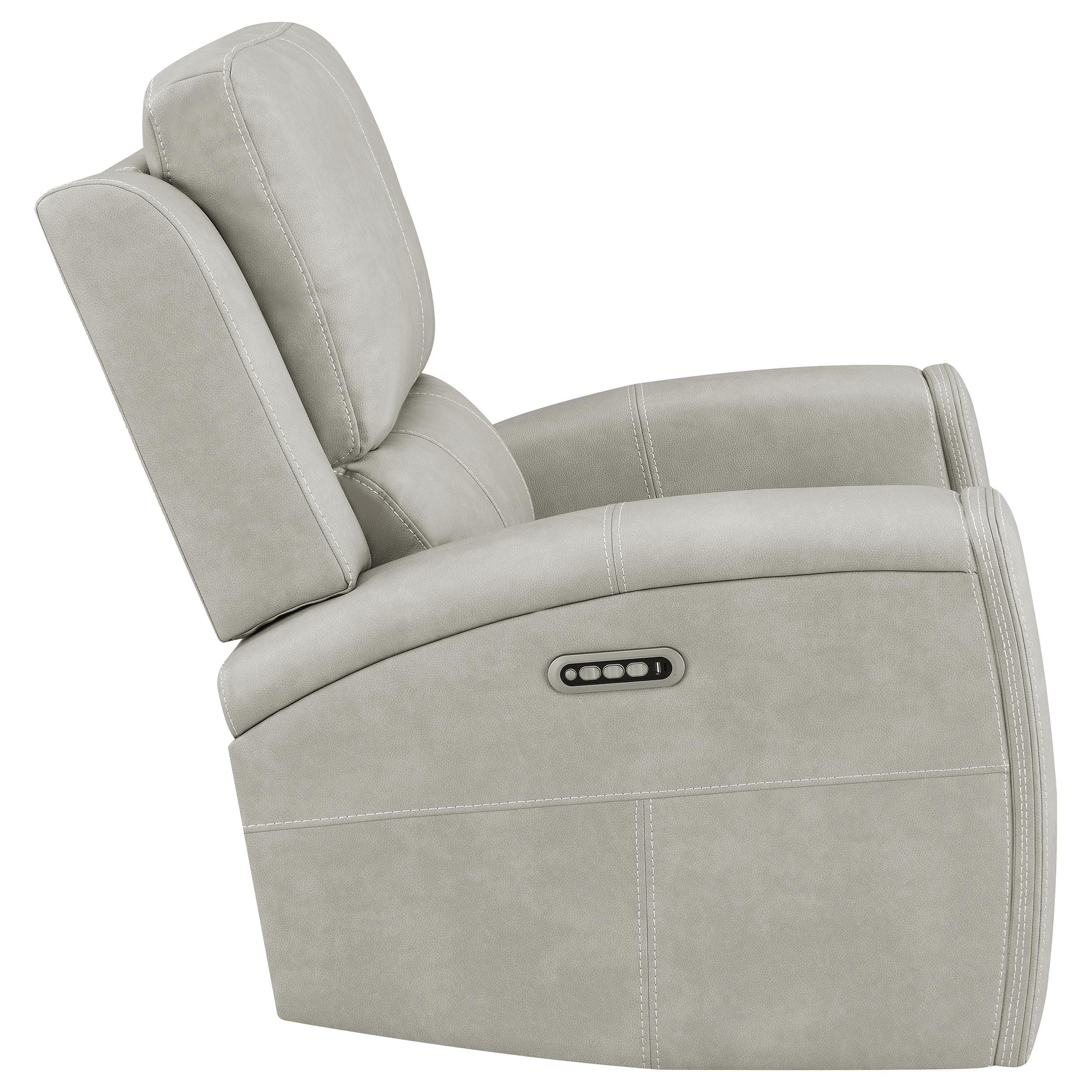 Brickston Triple Power Swivel Glider Recliner Grey — view 10