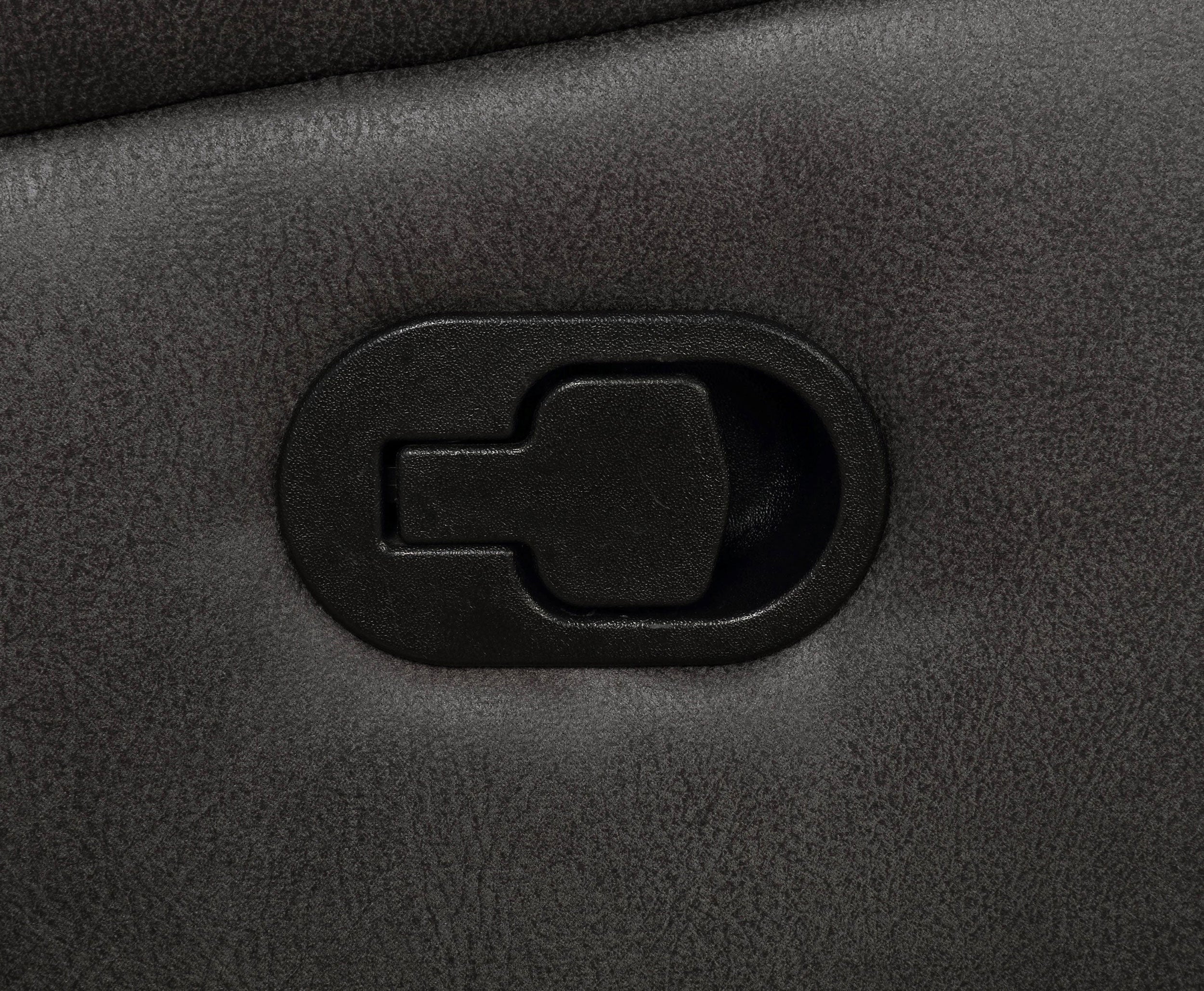 Lawrence 2-piece Upholstered Reclining Sofa Set Charcoal — view 6