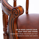 Swivel Cow Top Leather Wooden Bar Stool, 360 Degree Swivel Bar Height Chair With Backs For Home Kitchen Counter