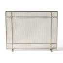 Elegant Iron Fire Screen For Fireplace Protection