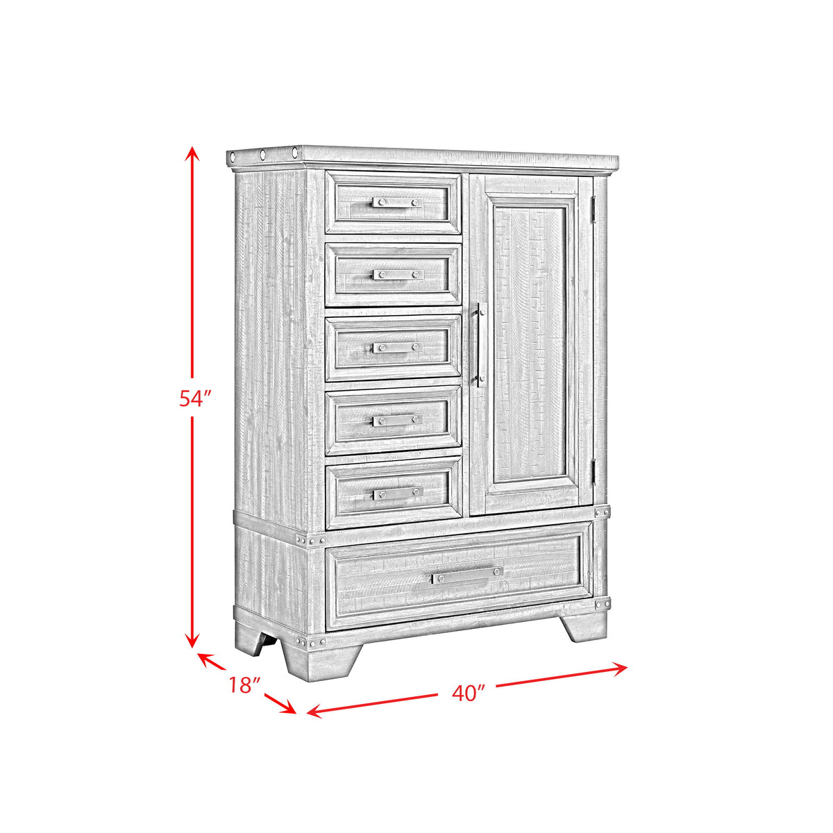 Colorado City Chest in Dark Brown by Elements International, view 5