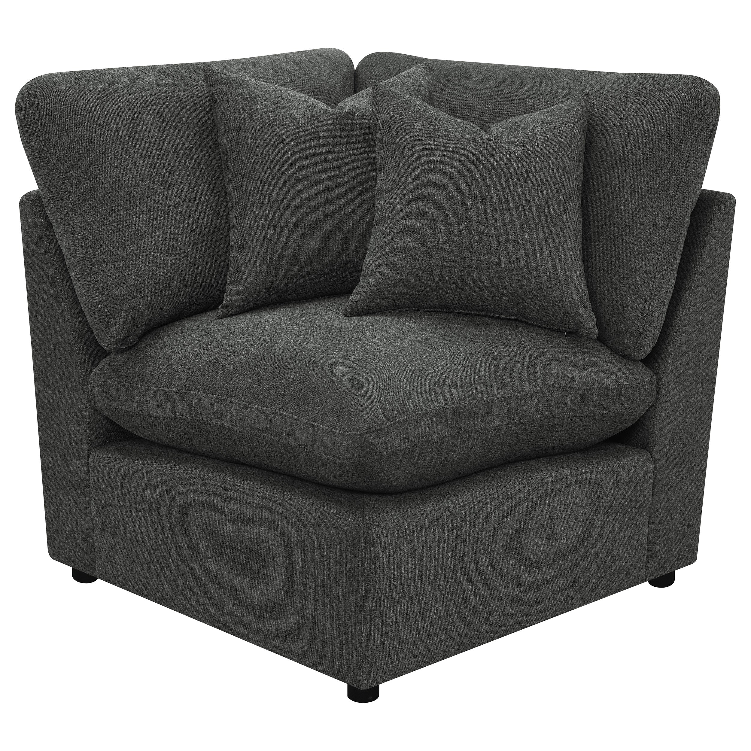 Collins 5-piece Modular Power Reclining Sectional Dark Grey — view 8