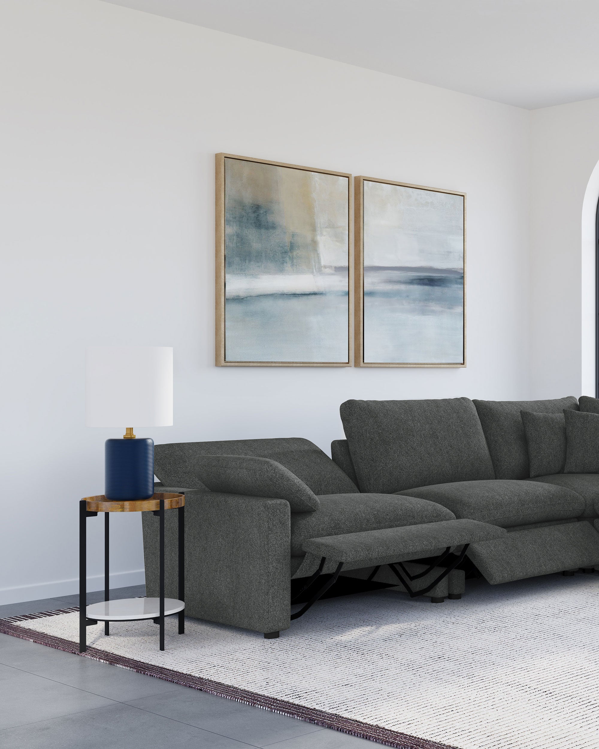 Collins Modular RAF Power Recliner Dark Grey — view 3