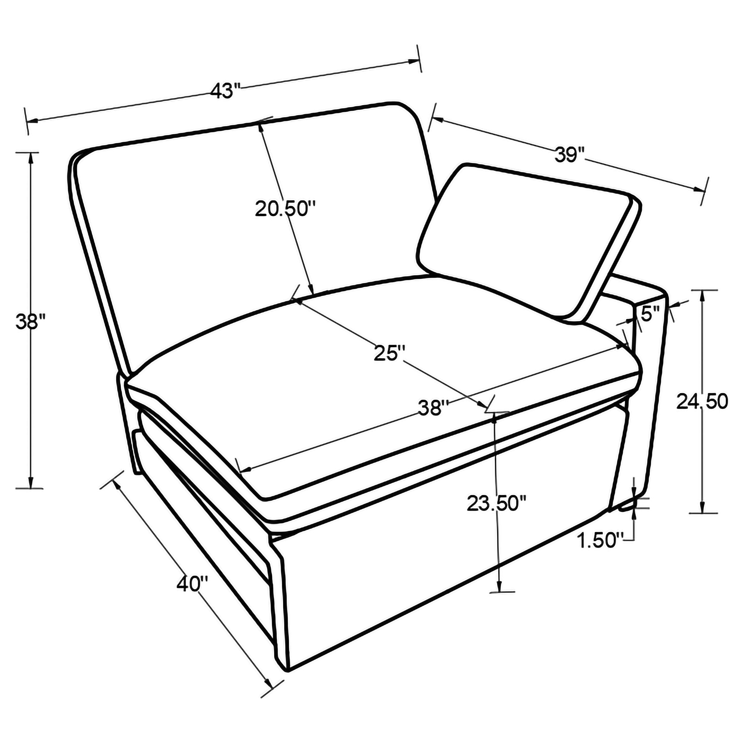 Collins Modular RAF Power Recliner Dark Grey — view 13
