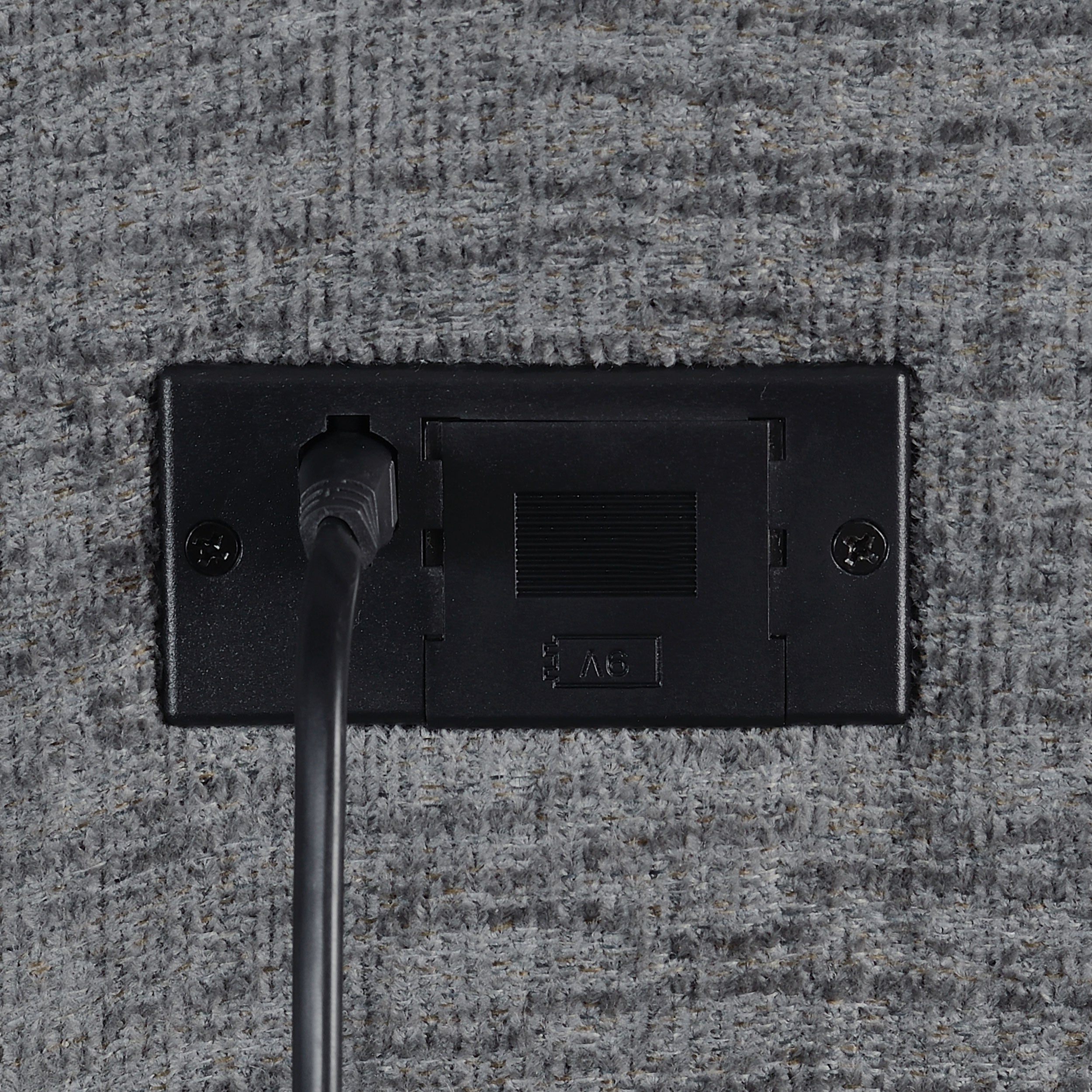 Bahrain 5-piece Power Home Theater Seating Charcoal — view 16