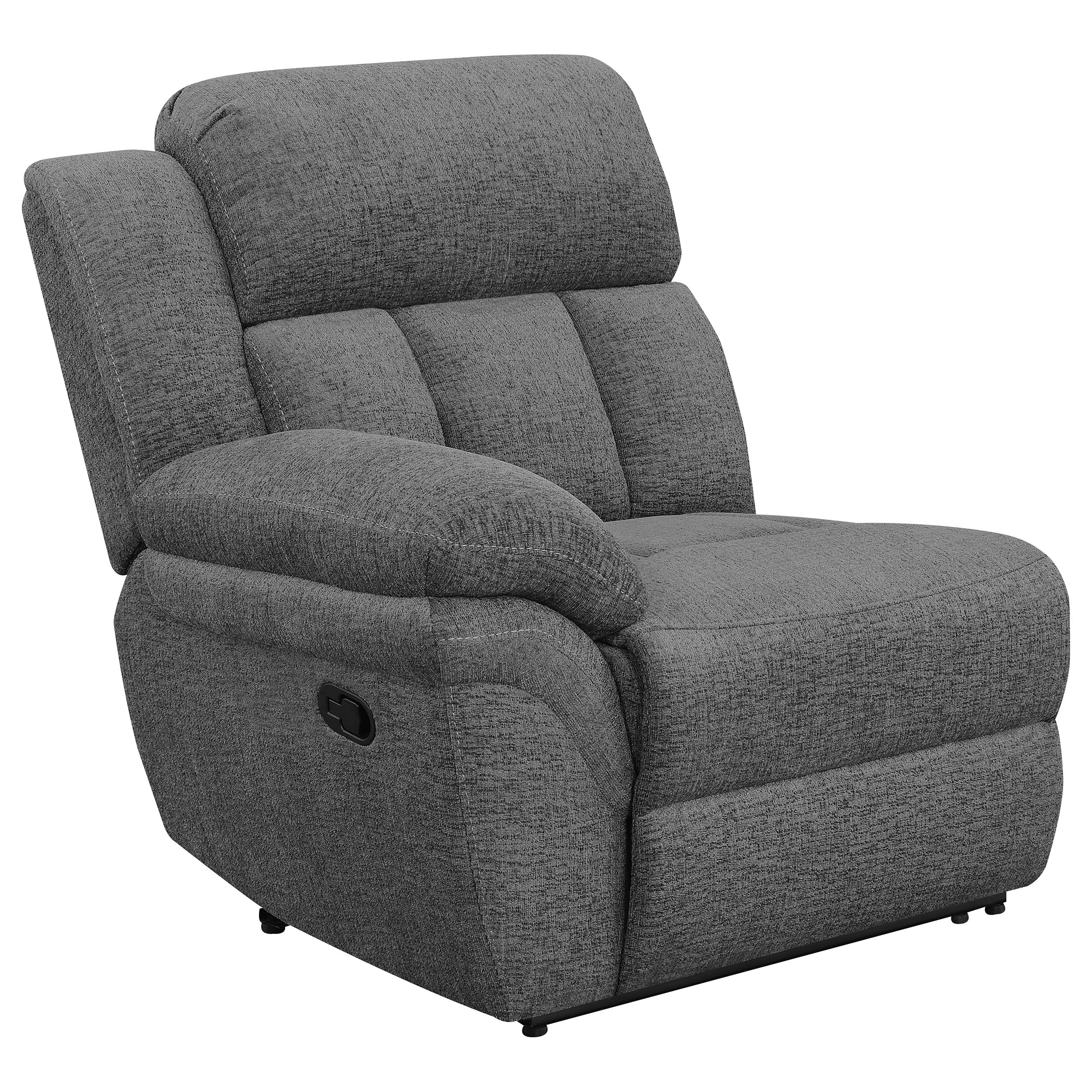Bahrain 5-piece Upholstered Home Theater Seating Charcoal — view 4