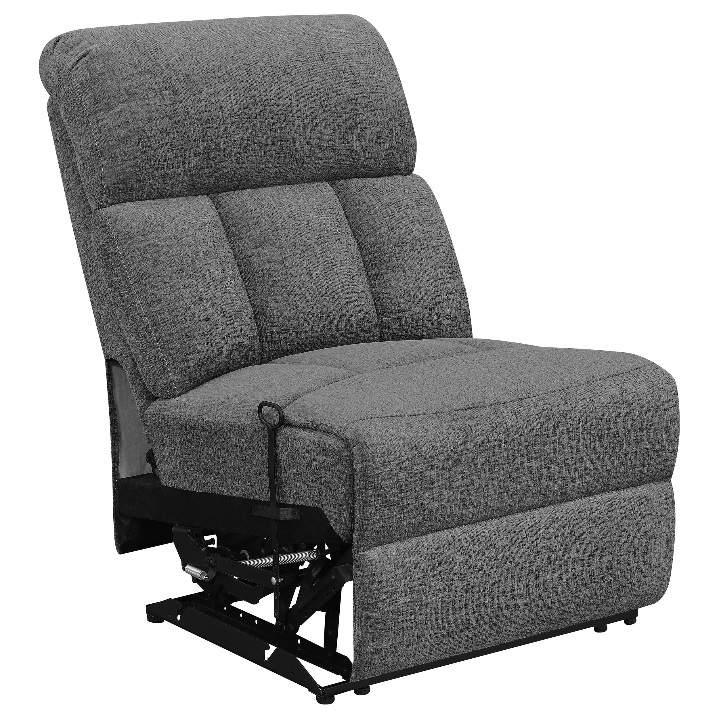 Bahrain 5-piece Upholstered Home Theater Seating Charcoal — view 8