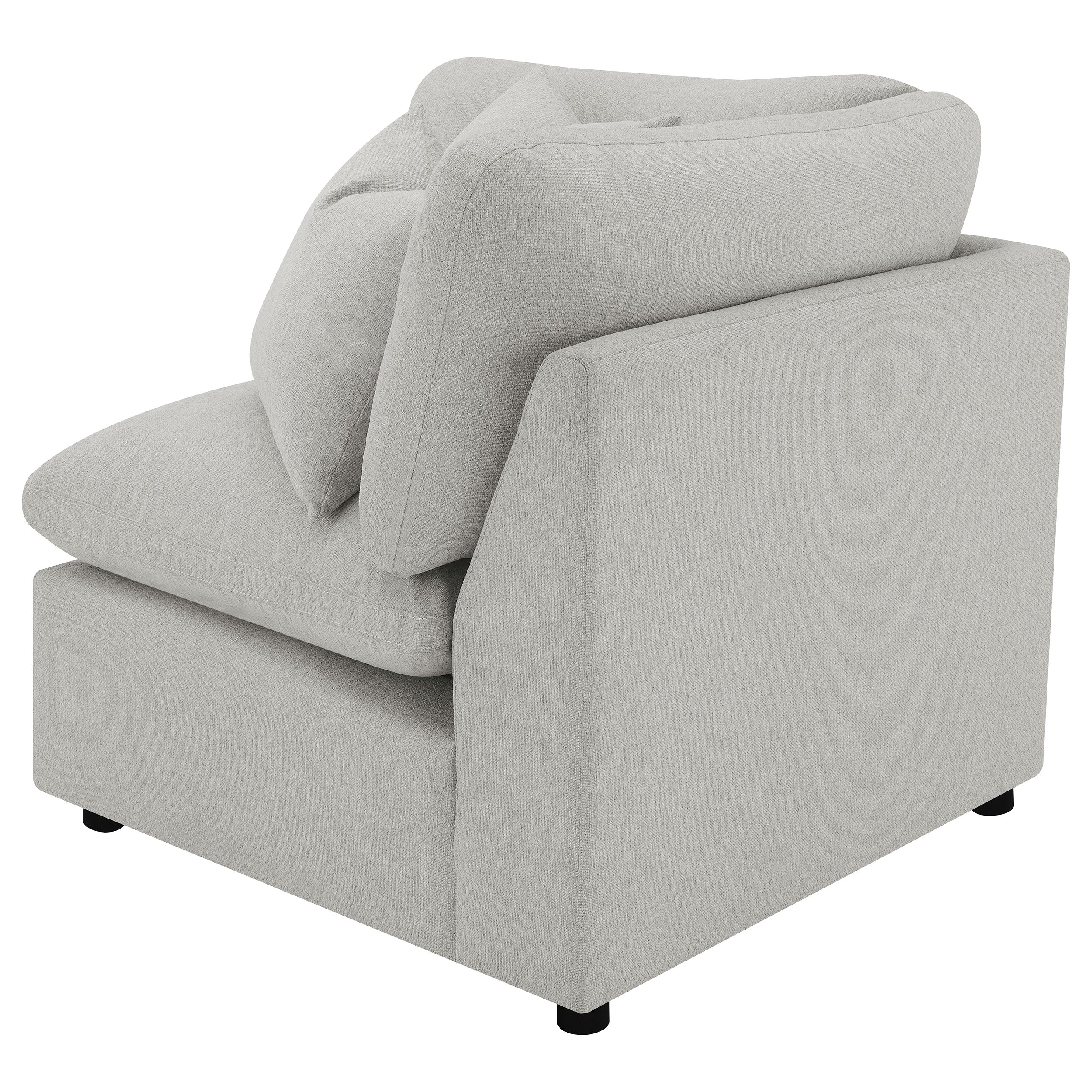 Collins Modular Corner Chair Grey — view 6