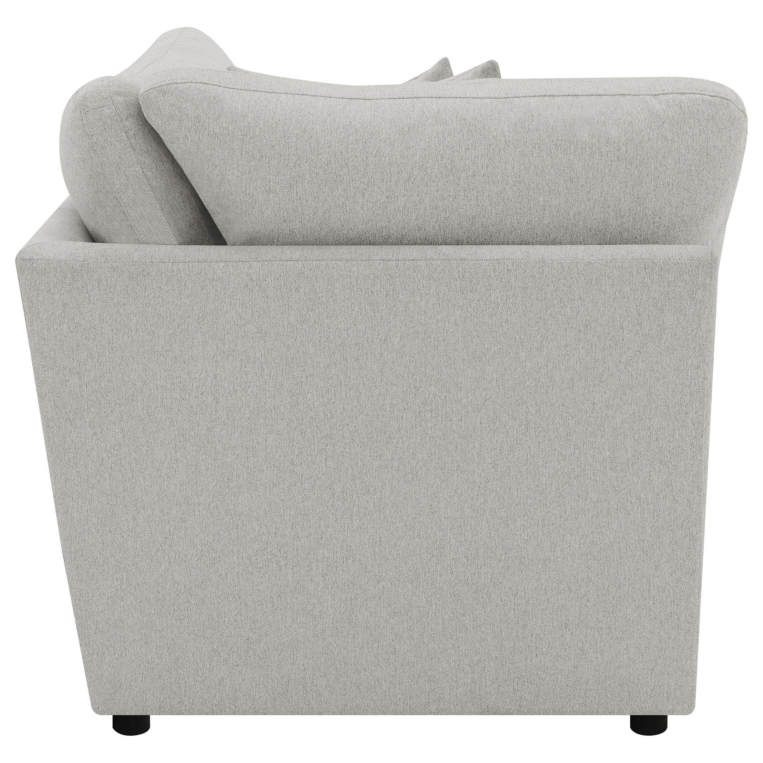 Collins Modular Corner Chair Grey — view 8