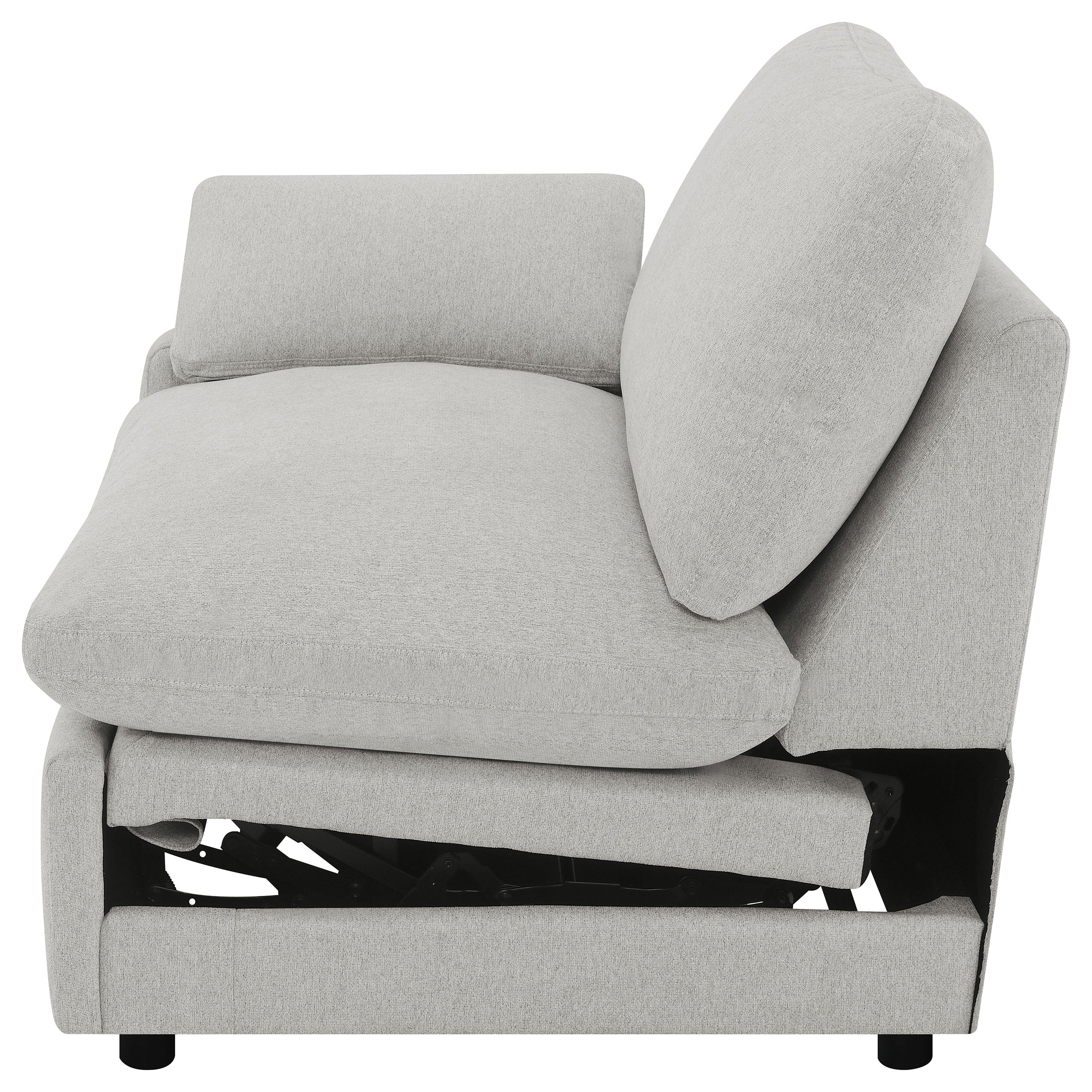 Collins Modular LAF Power Recliner Grey — view 7