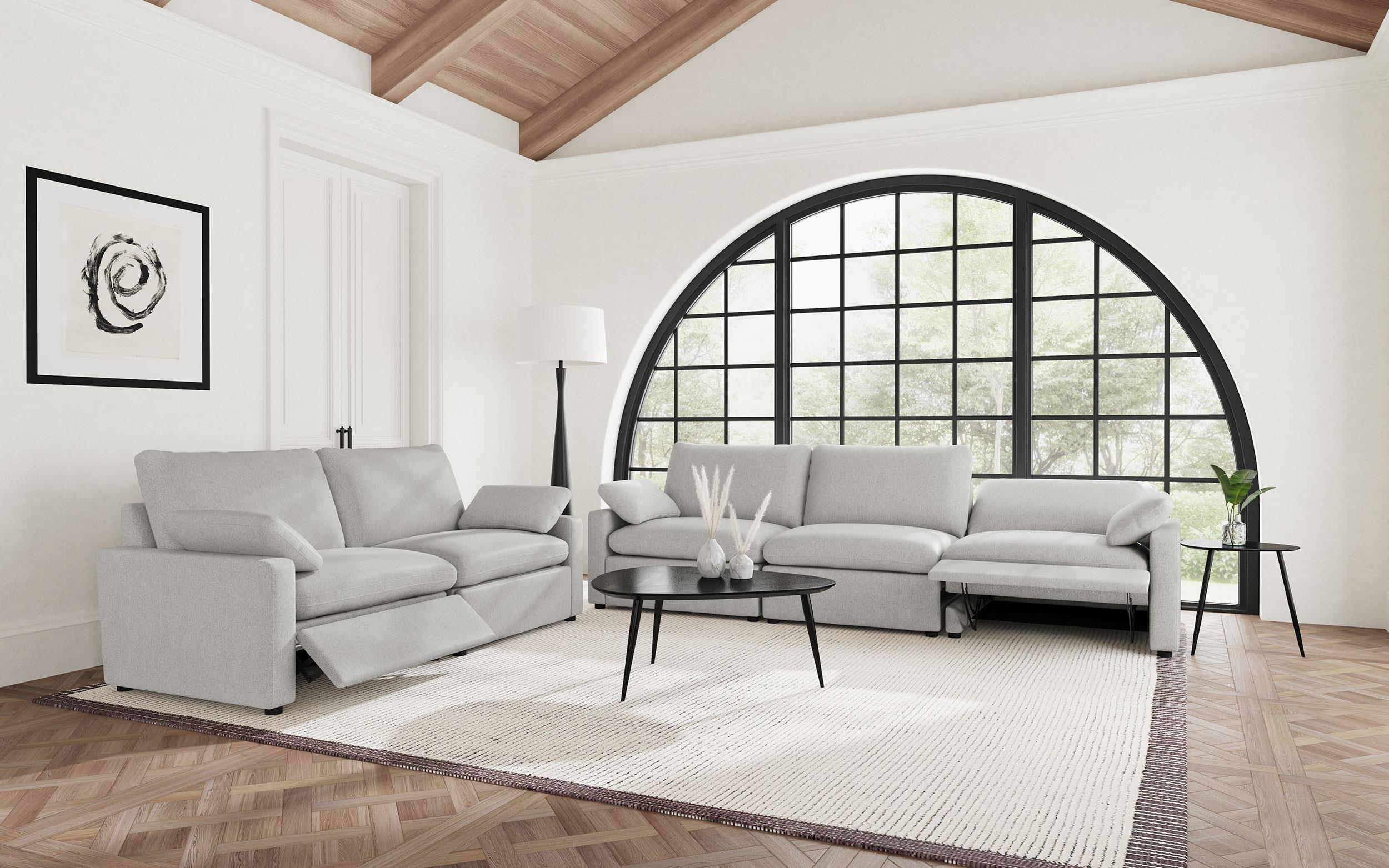 Collins Modular Power Sofa Grey — view 14