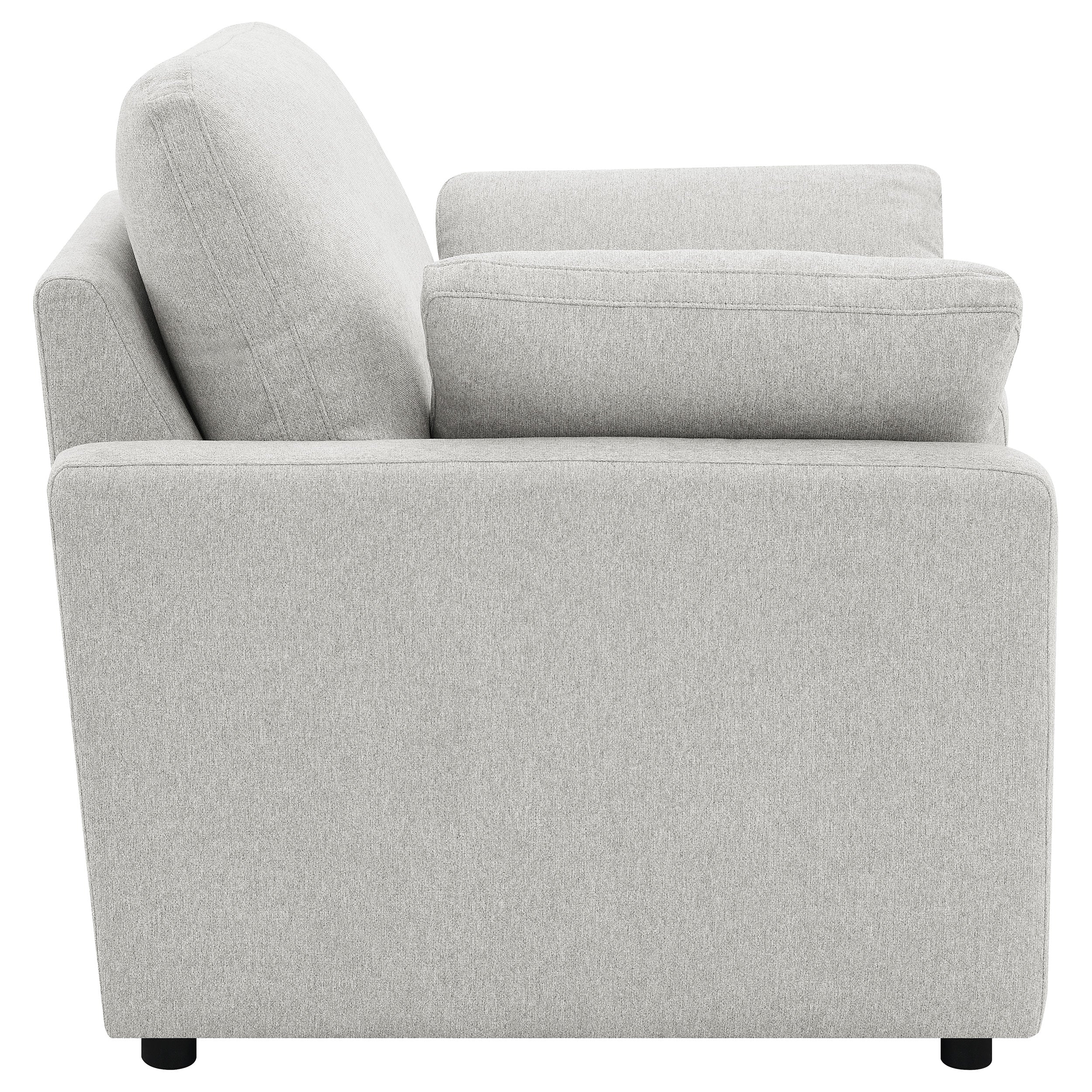 Collins Upholstered Power Recliner Chair Grey — view 10