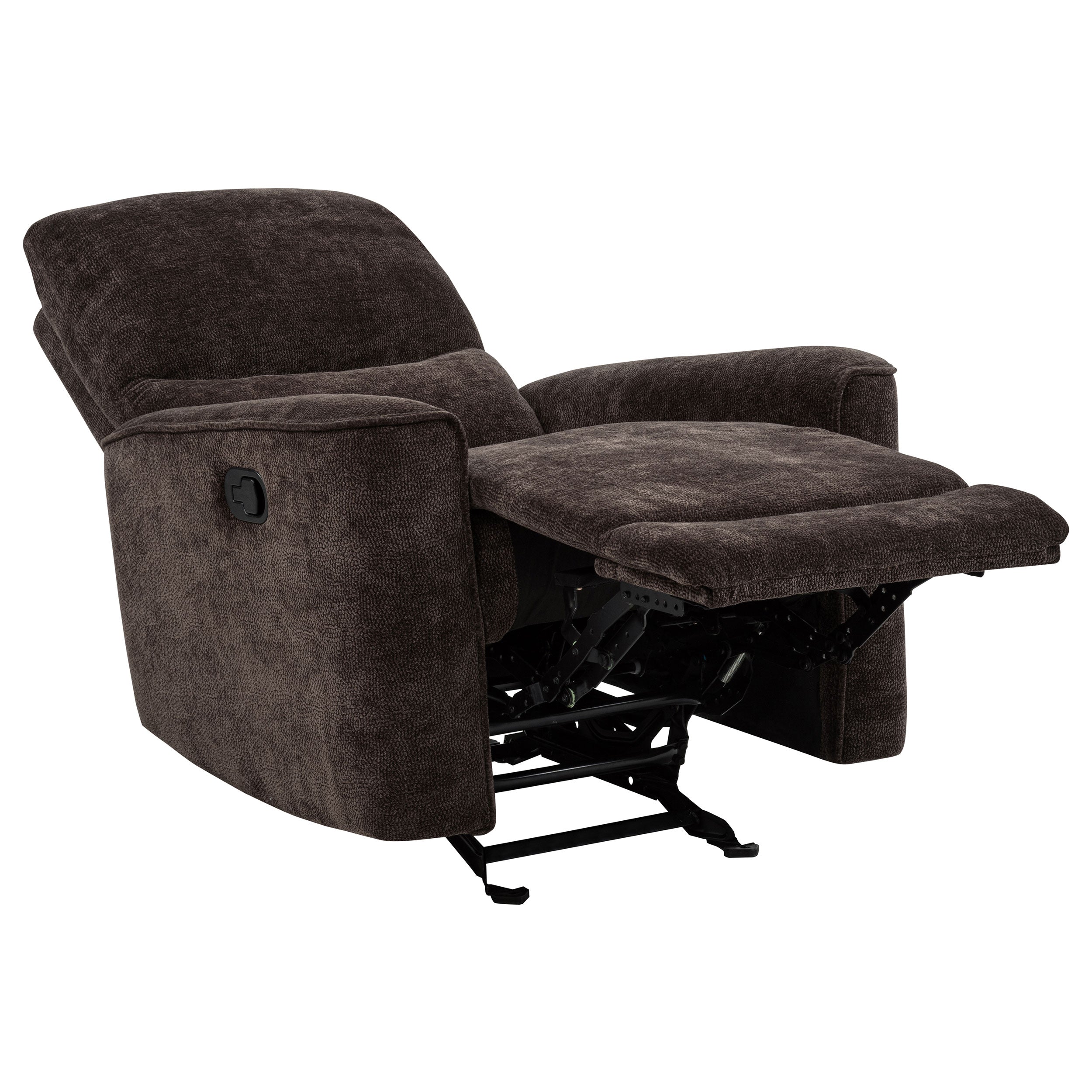 Navarro 3-piece Upholstered Reclining Sofa Set Dark Brown — view 12
