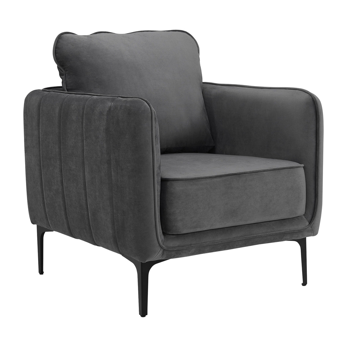 Rae Chair in Dark Gray by Elements International, view 2