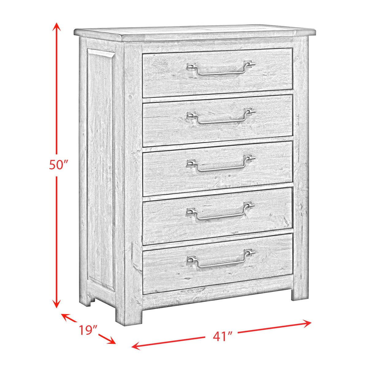 Maverick Chest in Gray by Elements International, view 5