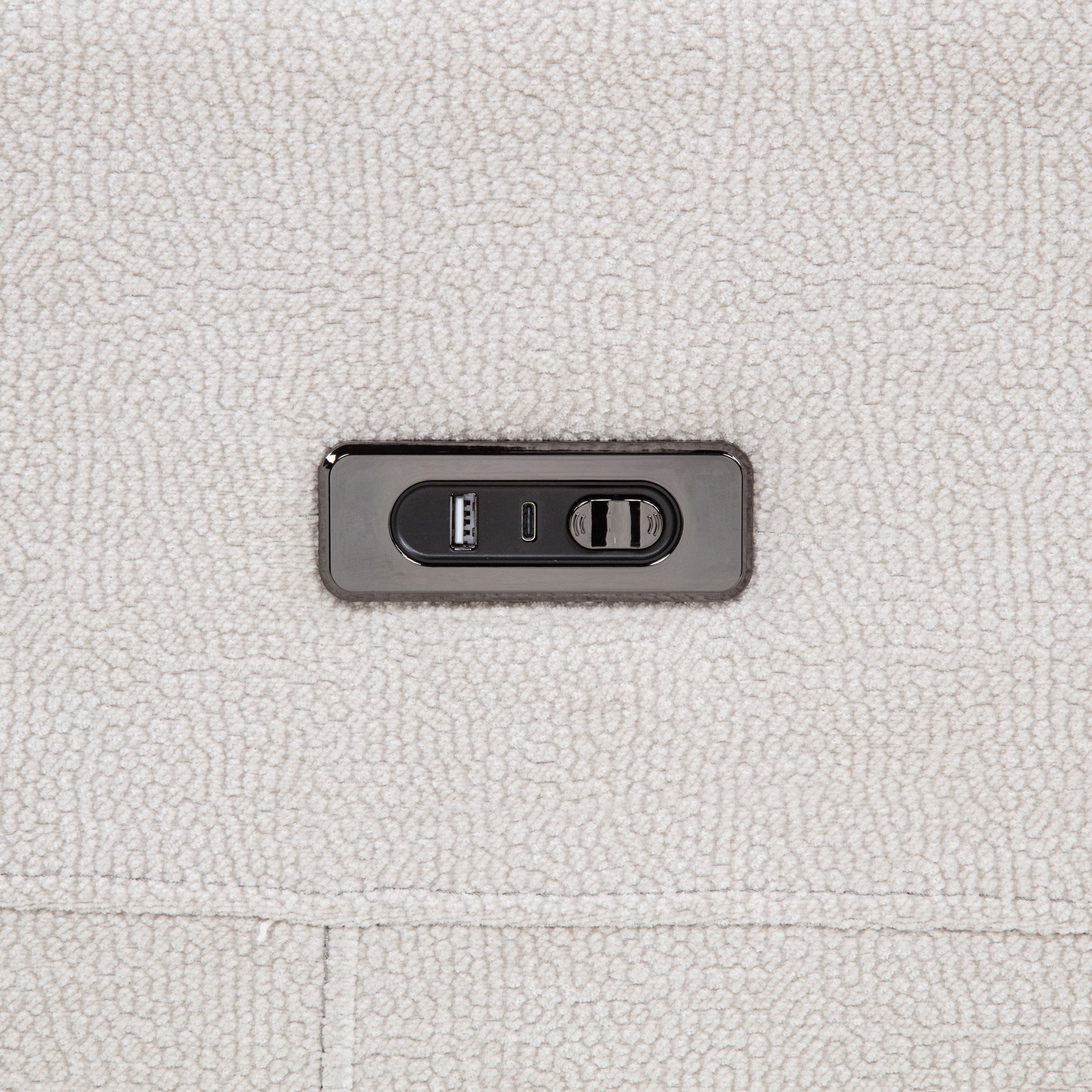 Kennett 2-piece Chenille Power Reclining Sofa Set Ivory — view 14