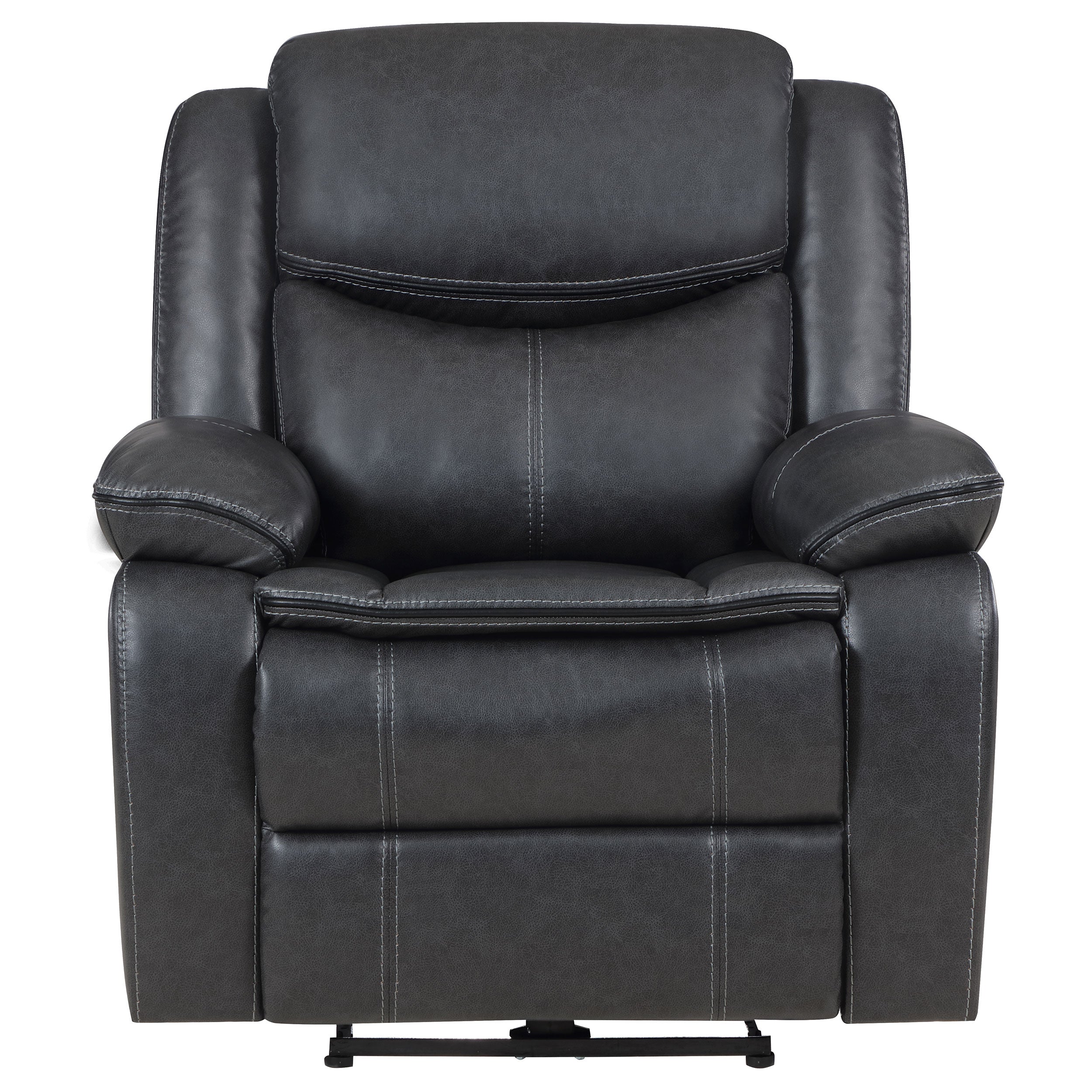 Sycamore Upholstered Power Recliner Chair Dark Grey — view 5