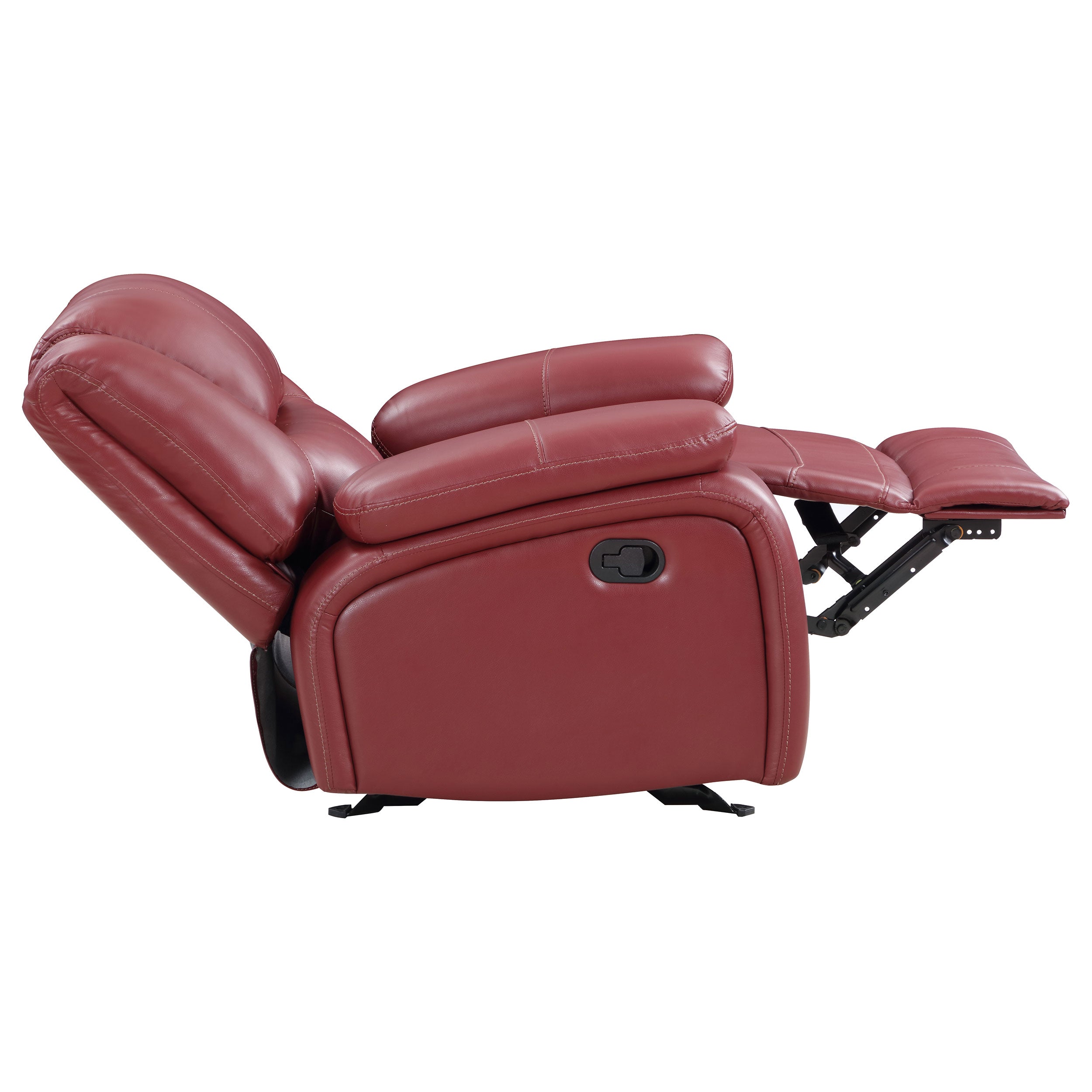Camila 3-piece Upholstered Reclining Sofa Set Red — view 15