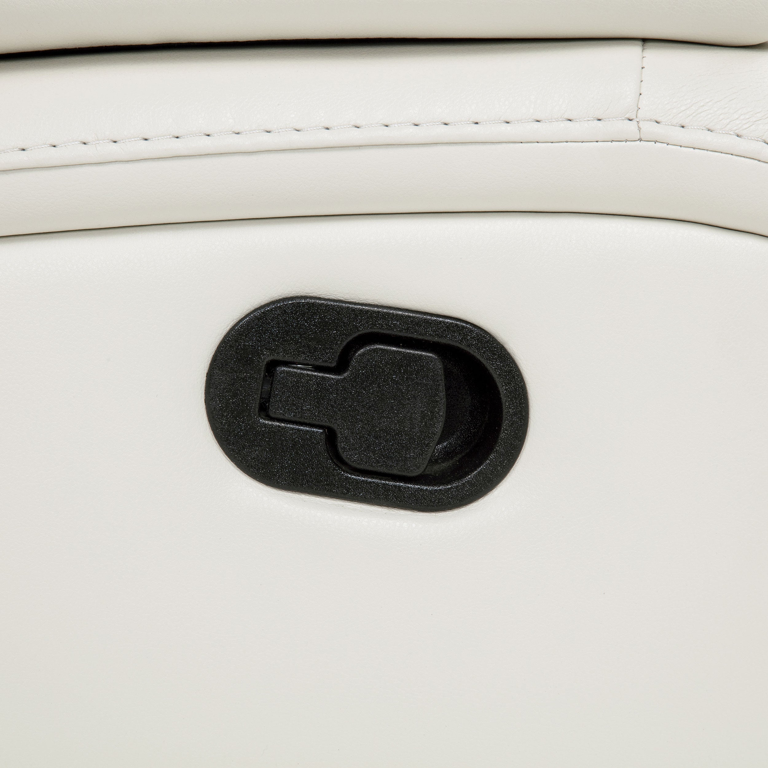 Camila Upholstered Motion Reclining Sofa White — view 8