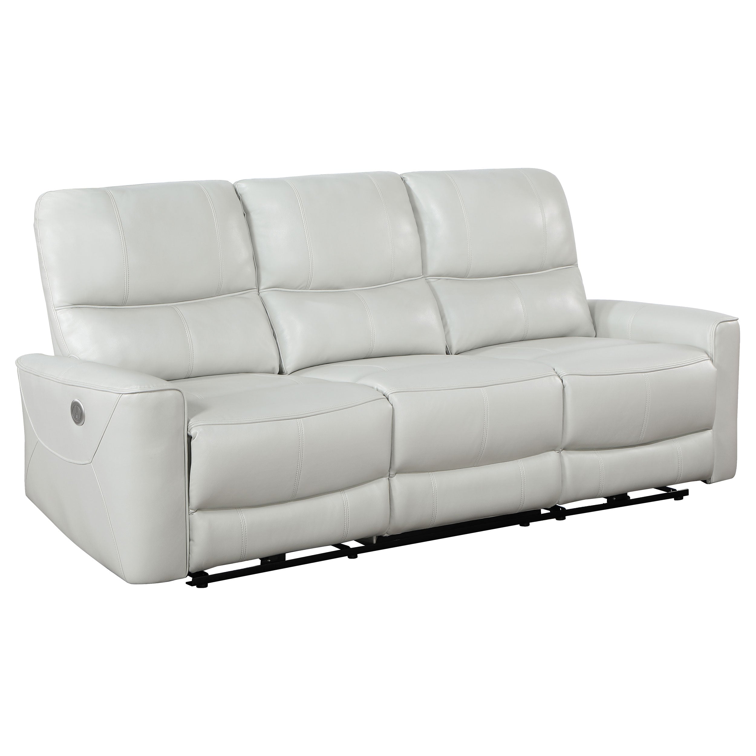 Greenfield 2-piece Power Reclining Sofa Set Dove Grey — view 4