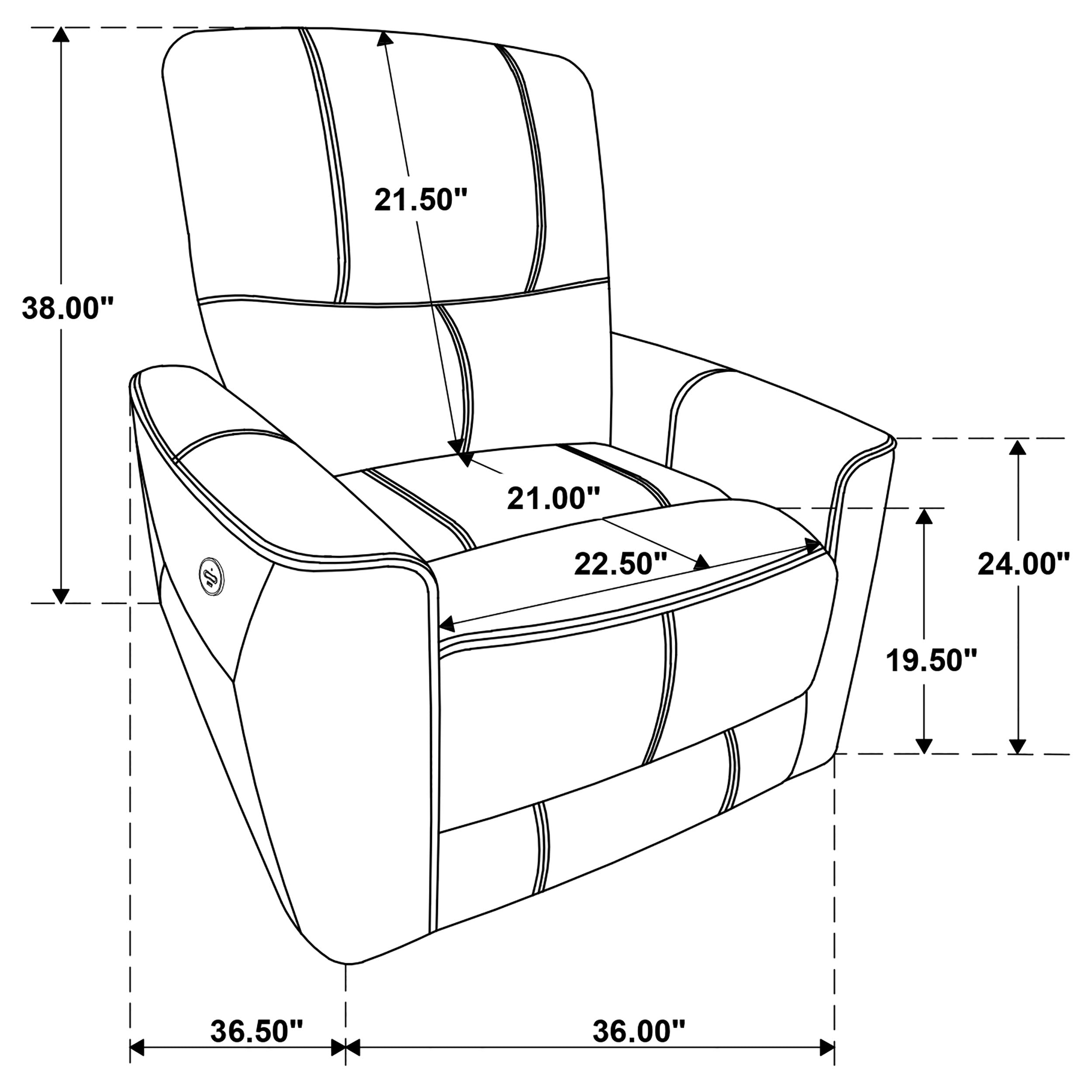 Greenfield 3-piece Power Reclining Sofa Set Dove Grey — view 19