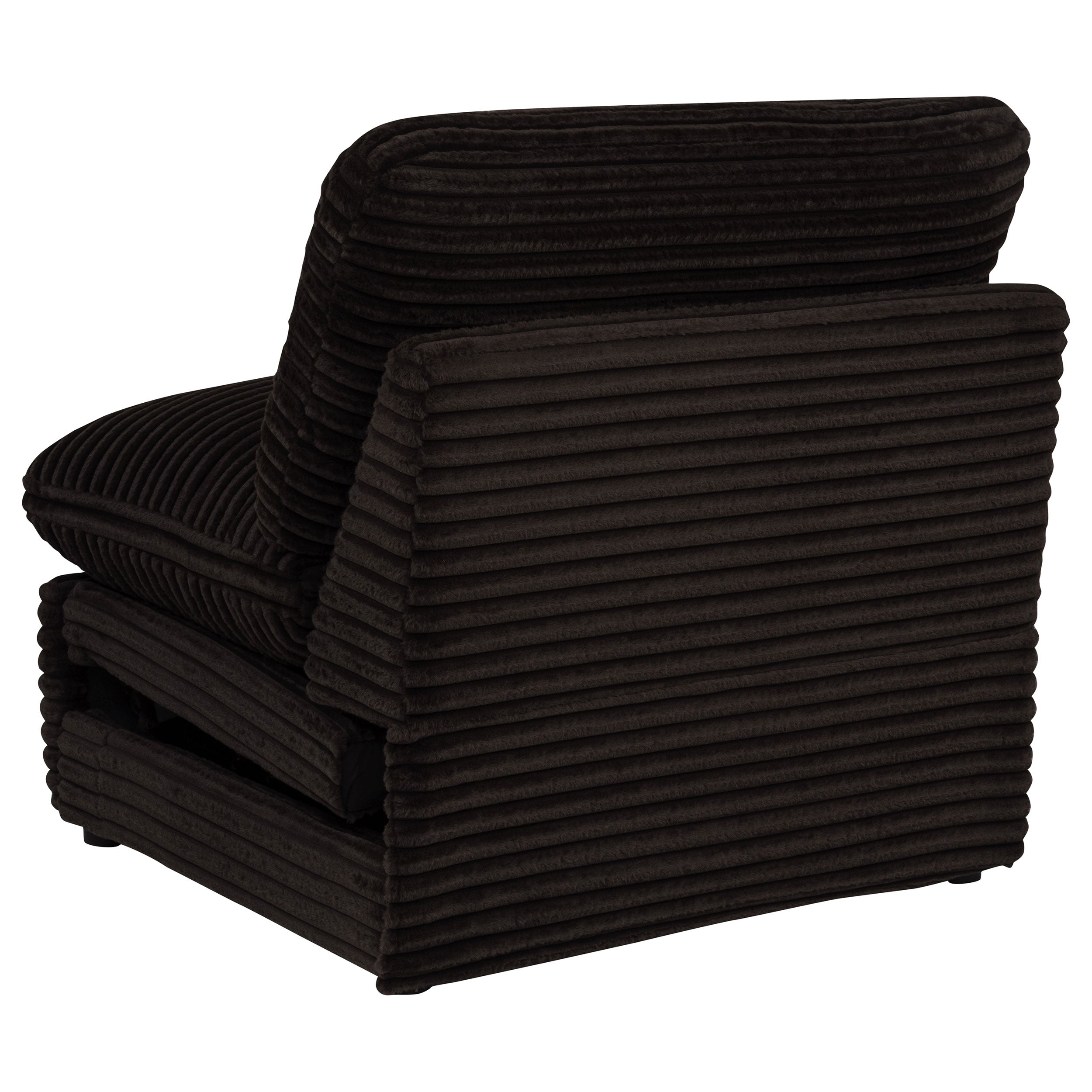 Collins Modular Power Armless Recliner Chocolate Brown — view 6