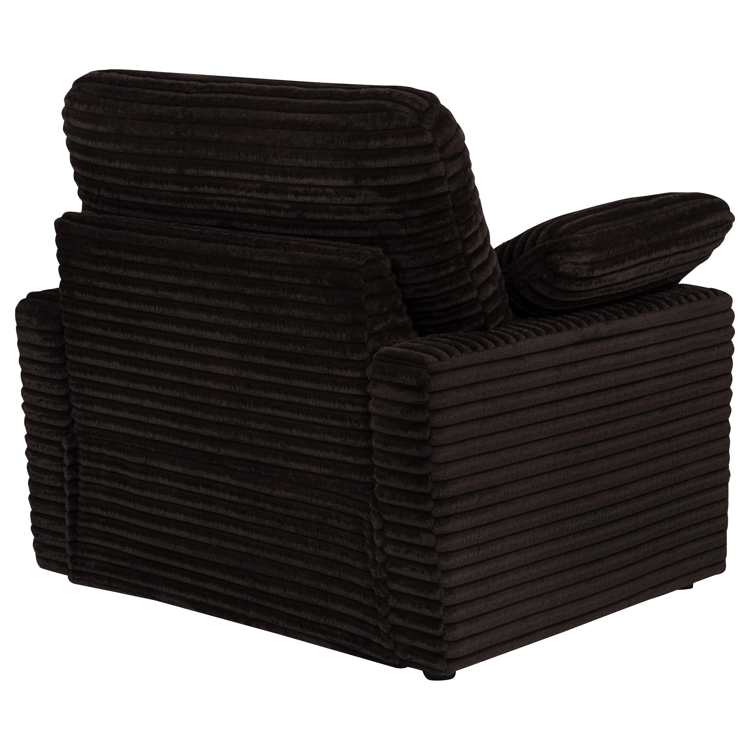 Collins Upholstered Power Recliner Chair Chocolate Brown — view 10