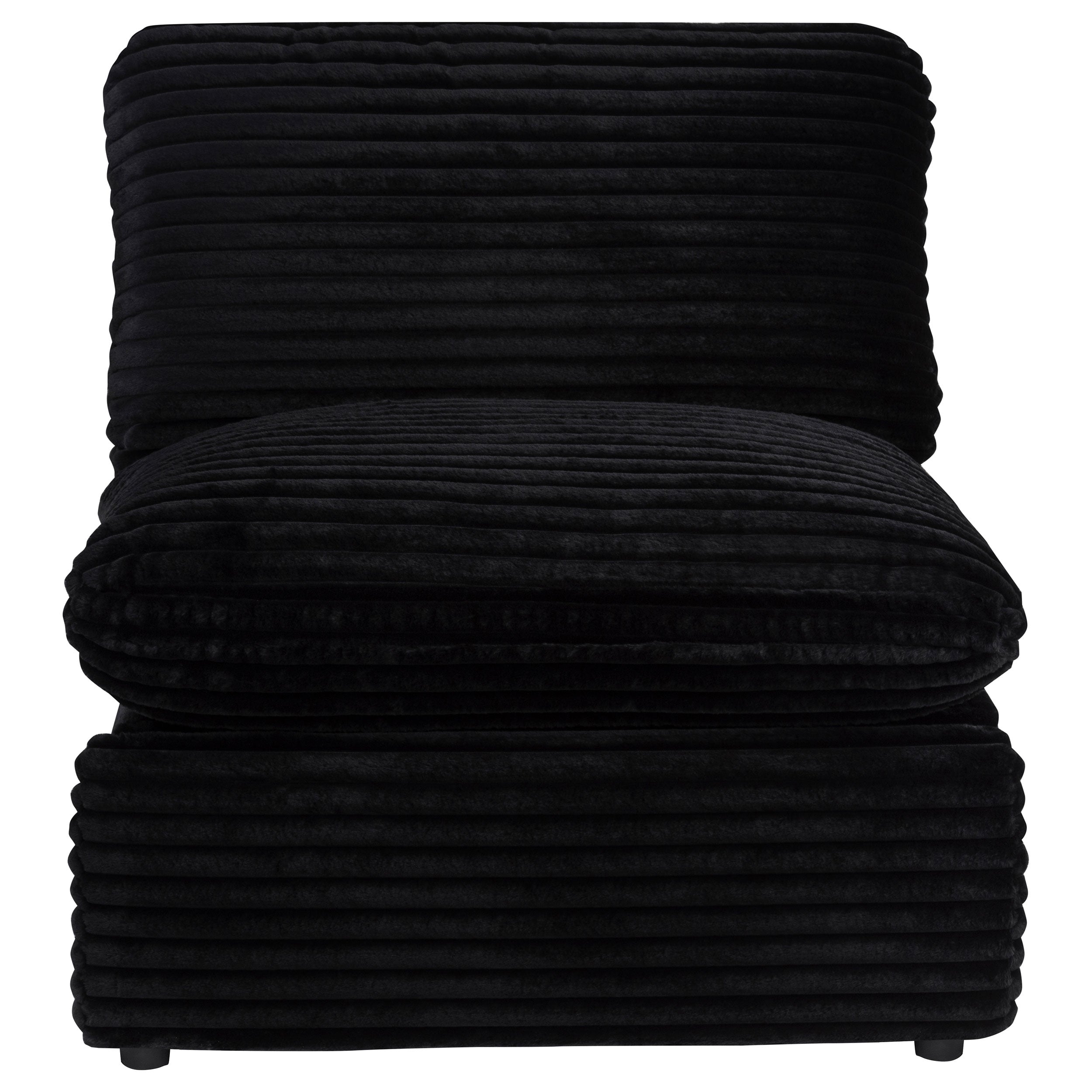 Collins Modular Power Armless Recliner Black — view 3