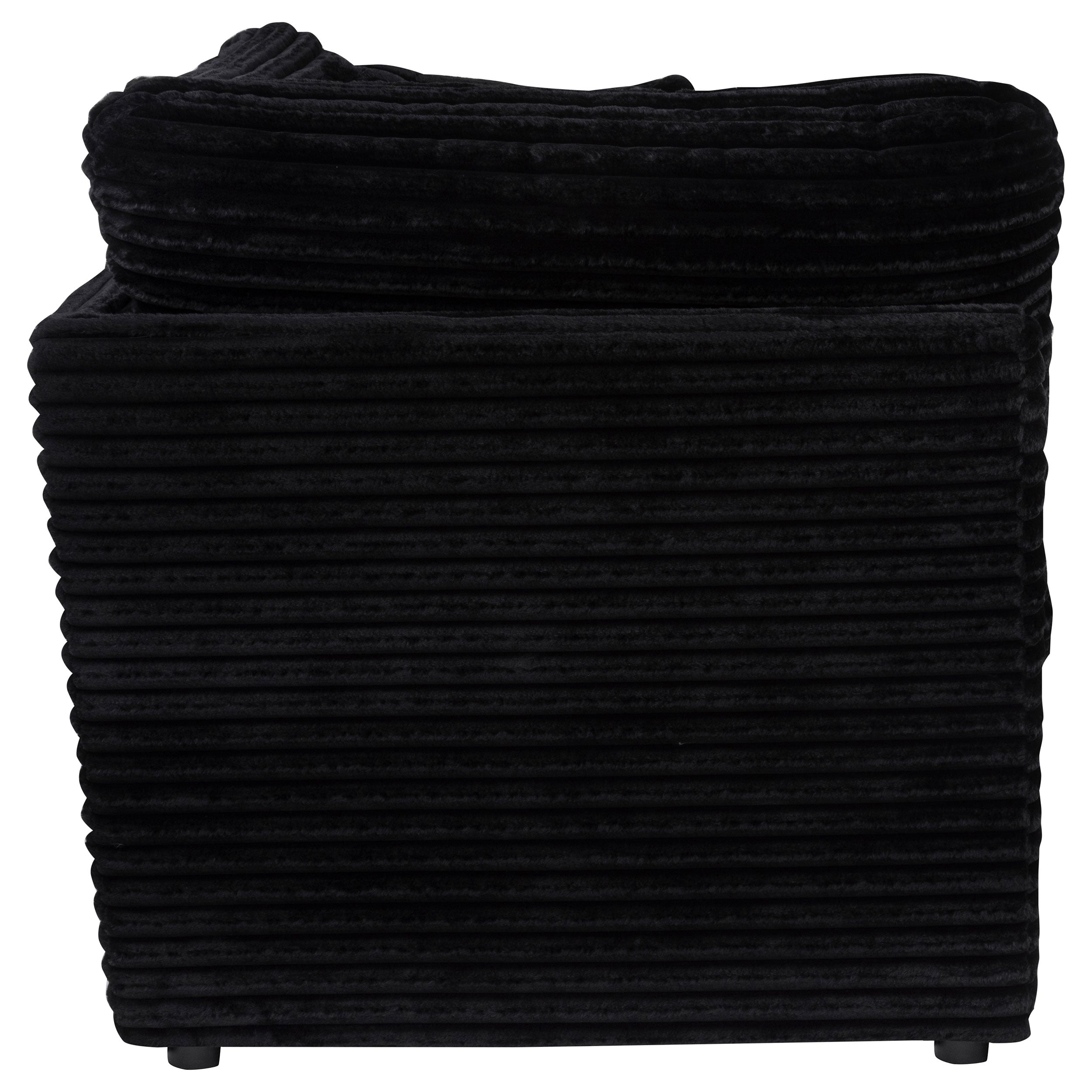 Collins Modular Corner Chair Black — view 7
