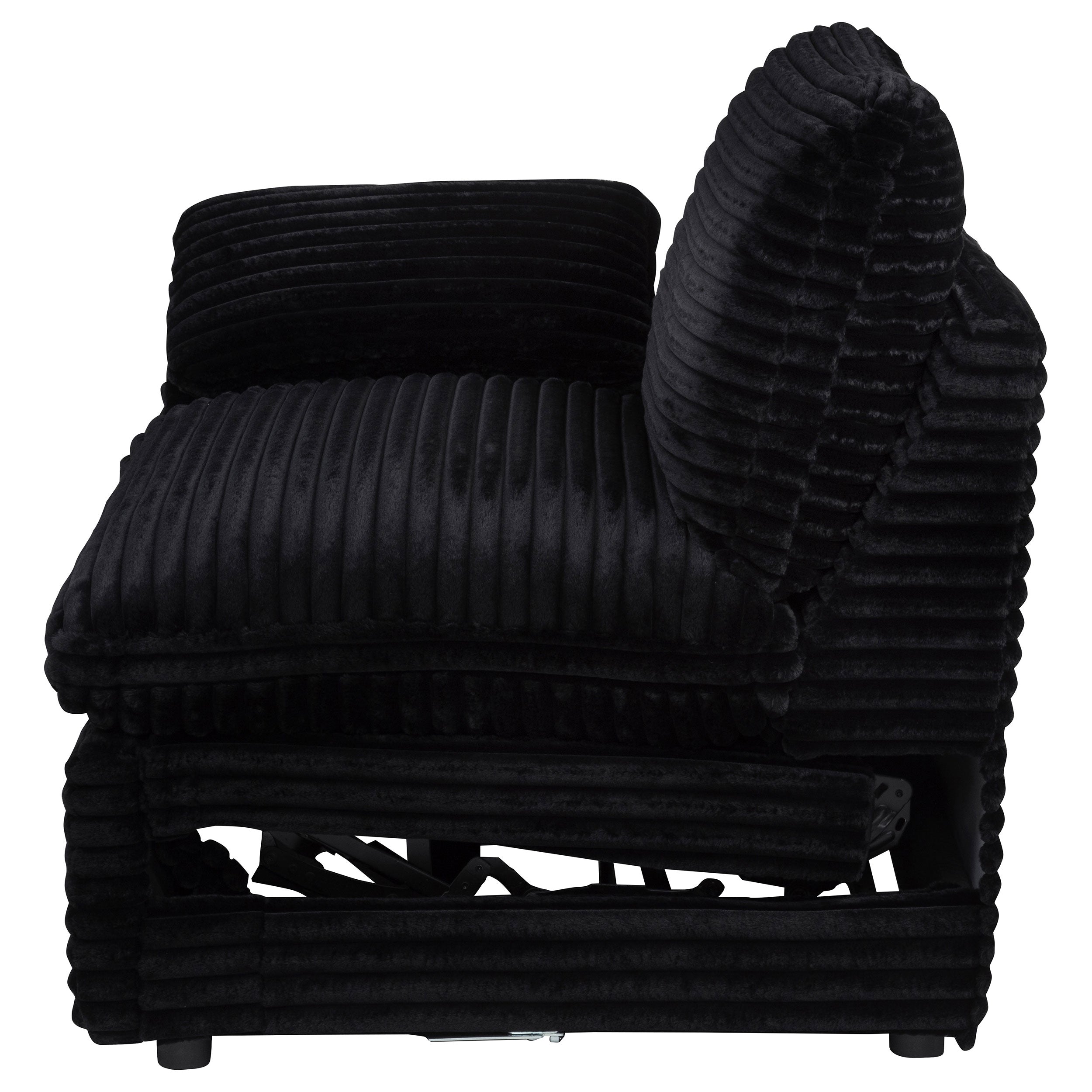 Collins Modular LAF Power Recliner Black — view 5