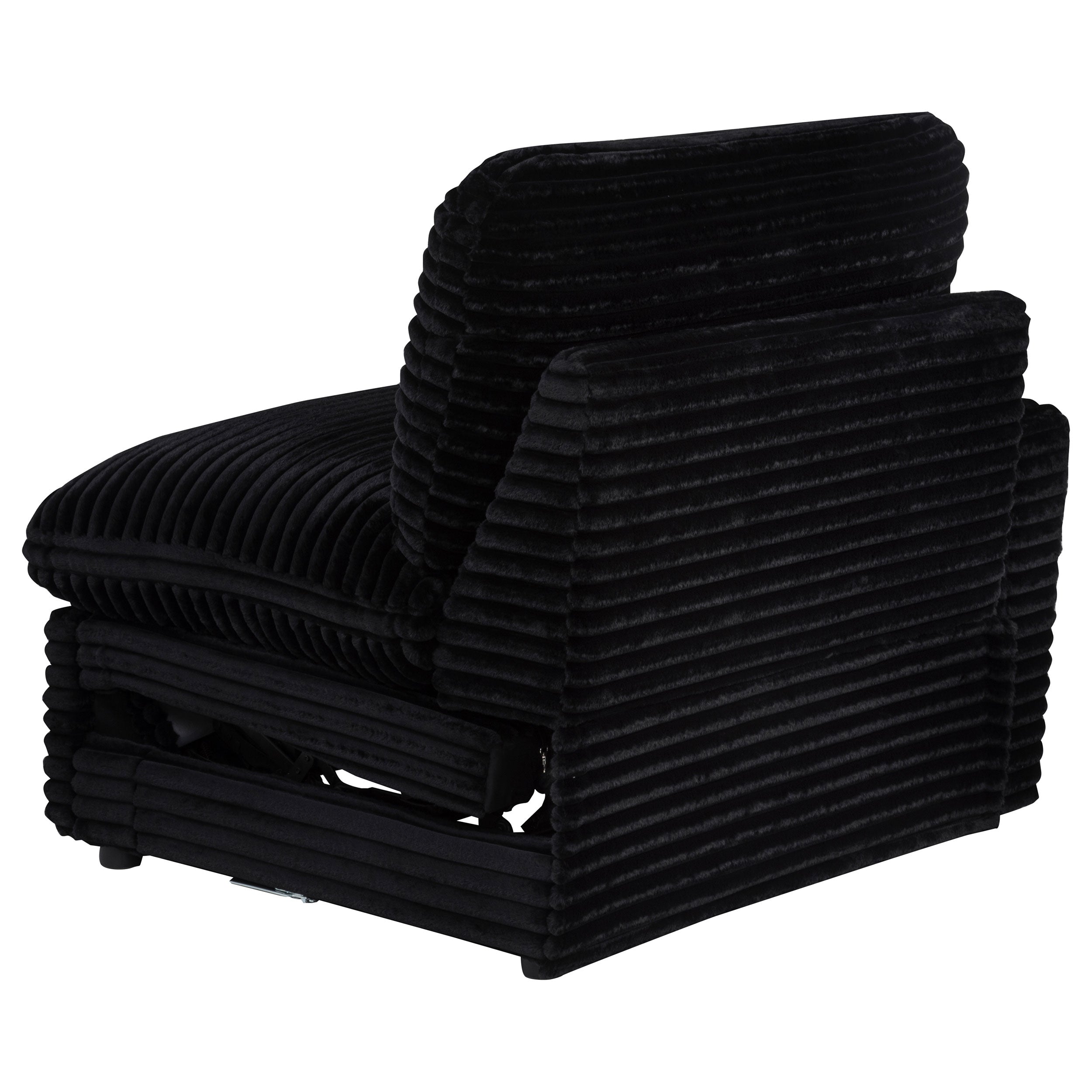 Collins Modular Power Loveseat Black — view 7