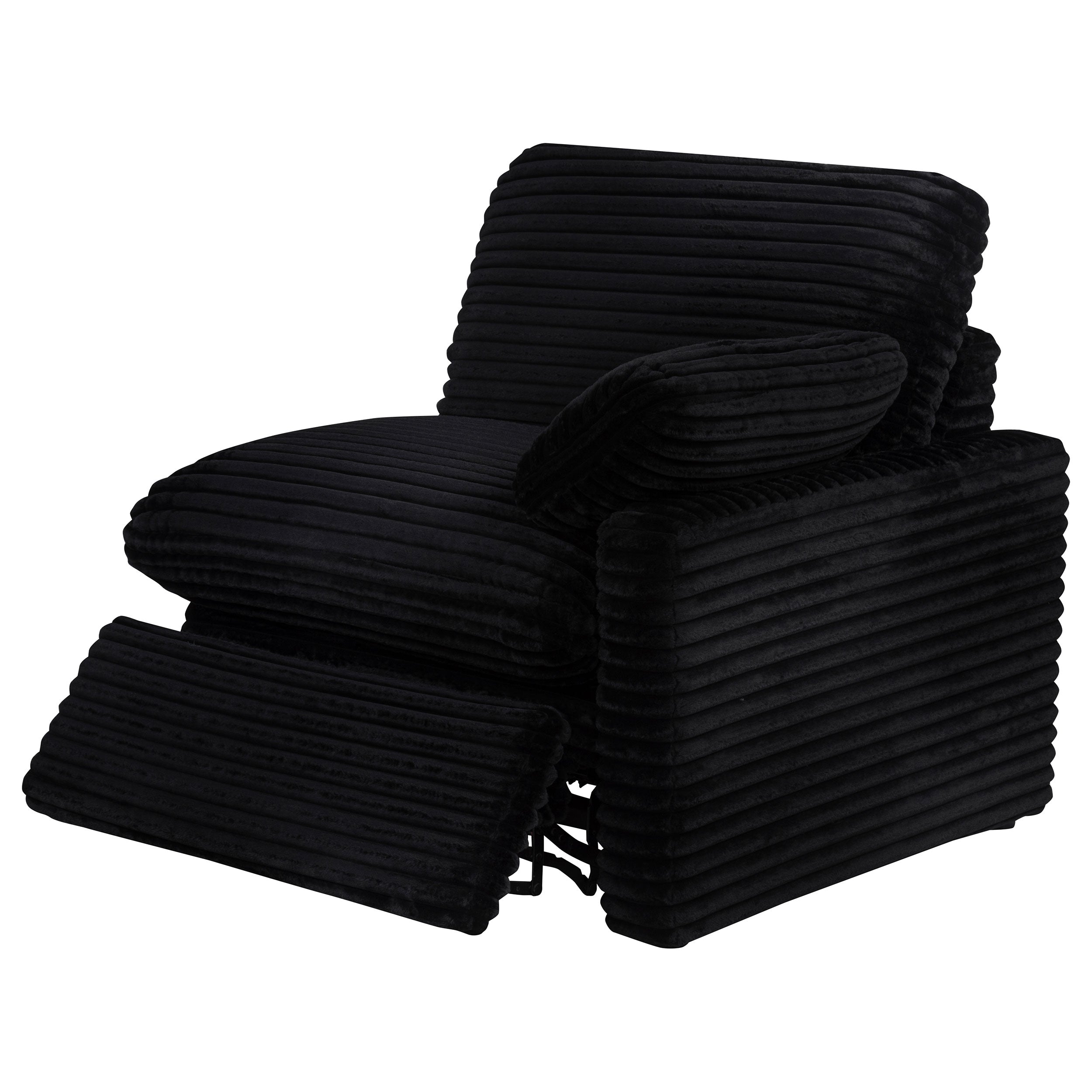 Collins Modular Power Loveseat Black — view 9